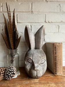 Quirky Carved Hare Sculpture