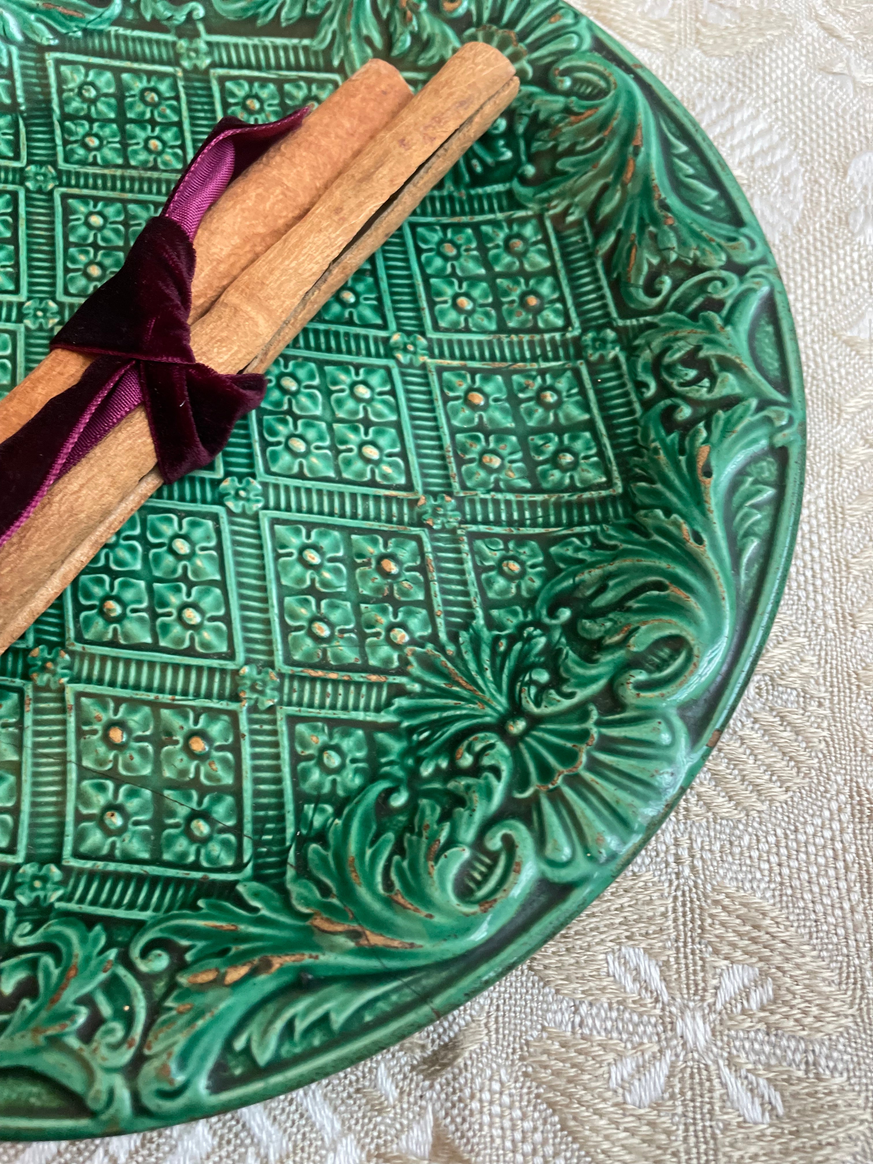 19th Century Majolica Plate
