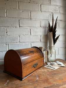 19th Century Oak Tambour Roll Top Stationary Cabinet