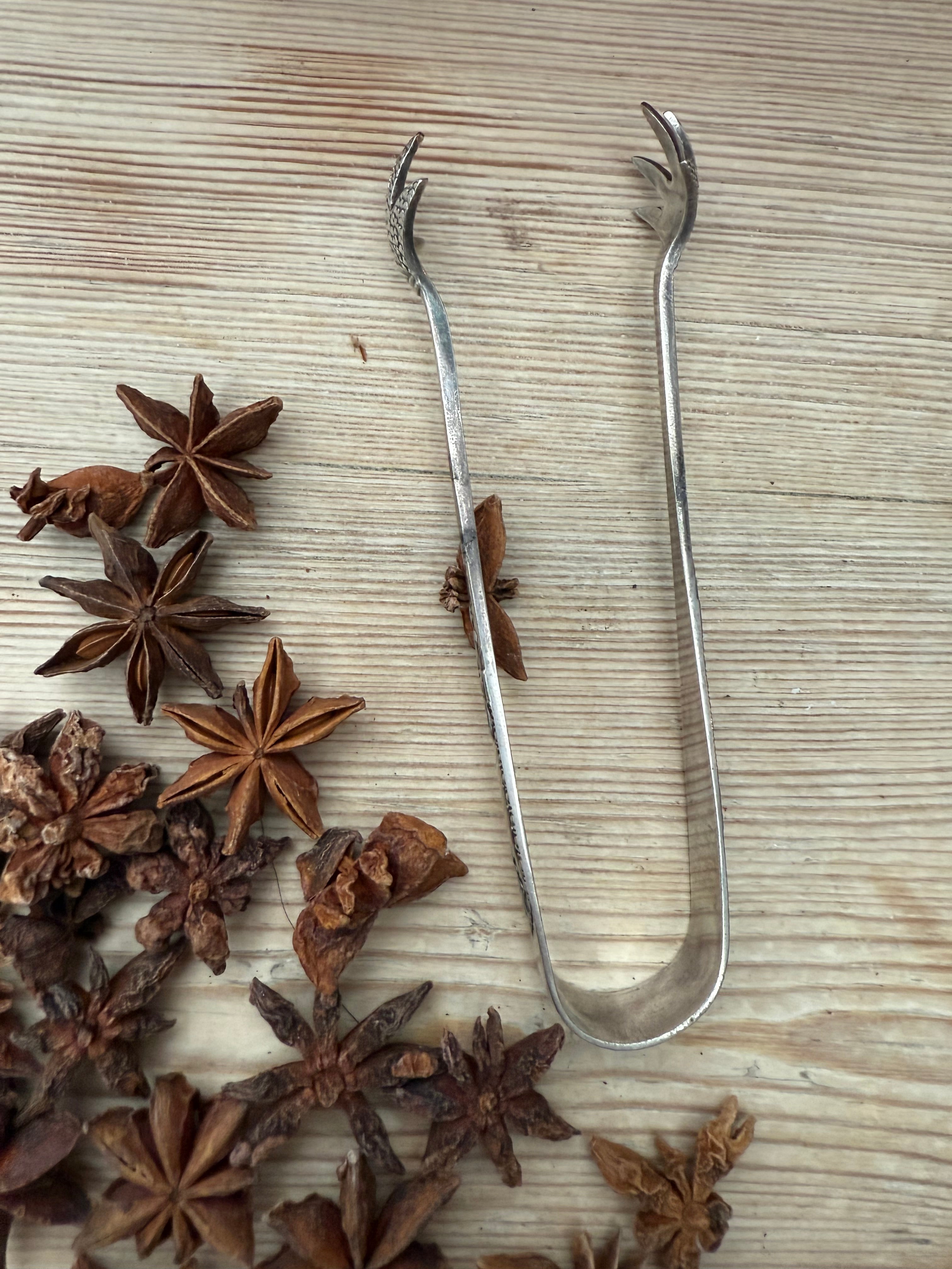 19th Century Silver Plated Sugar Tongs with