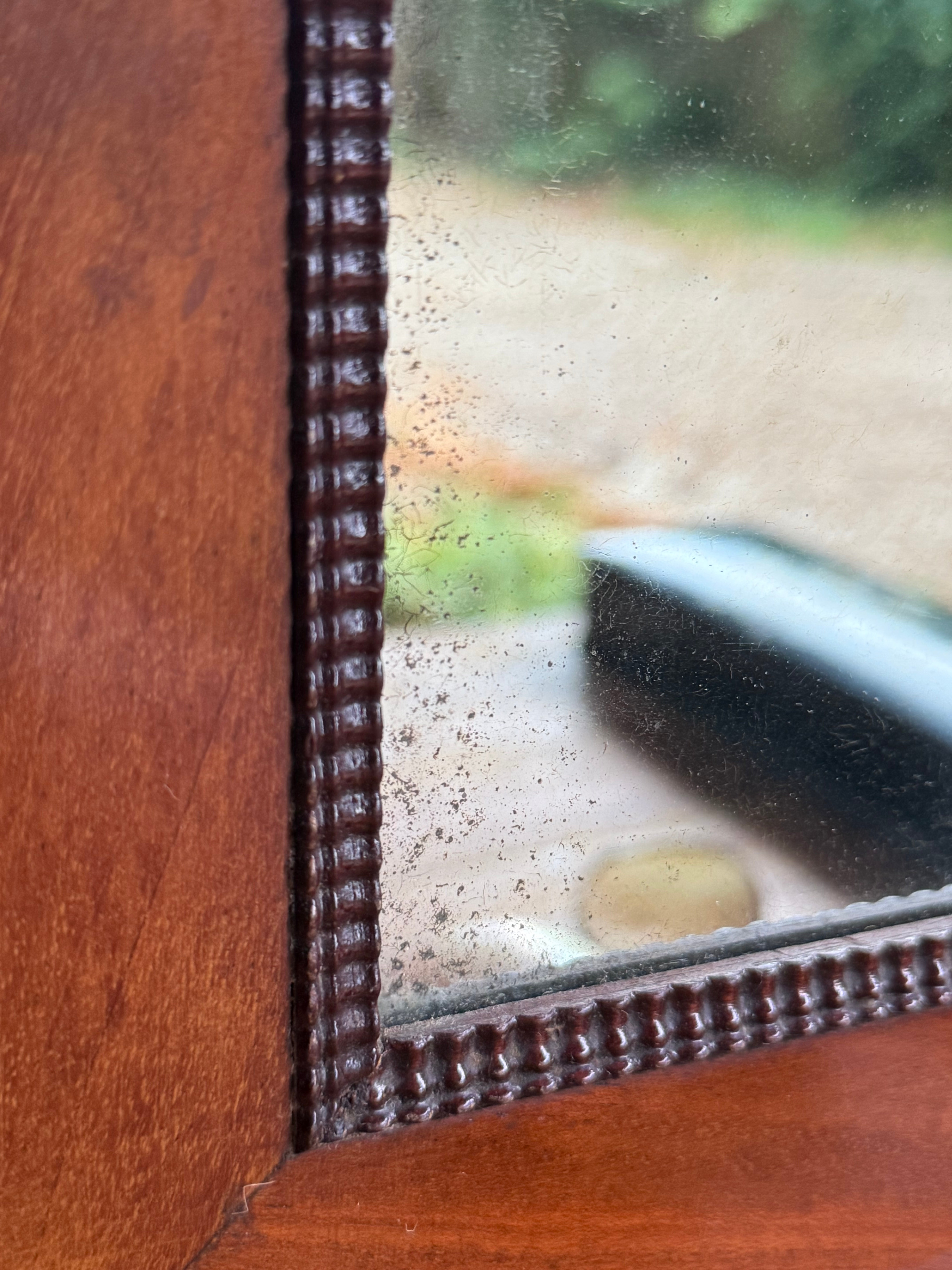 Early 20th Century French Mirrored Tabletop Cabinet with Drawer