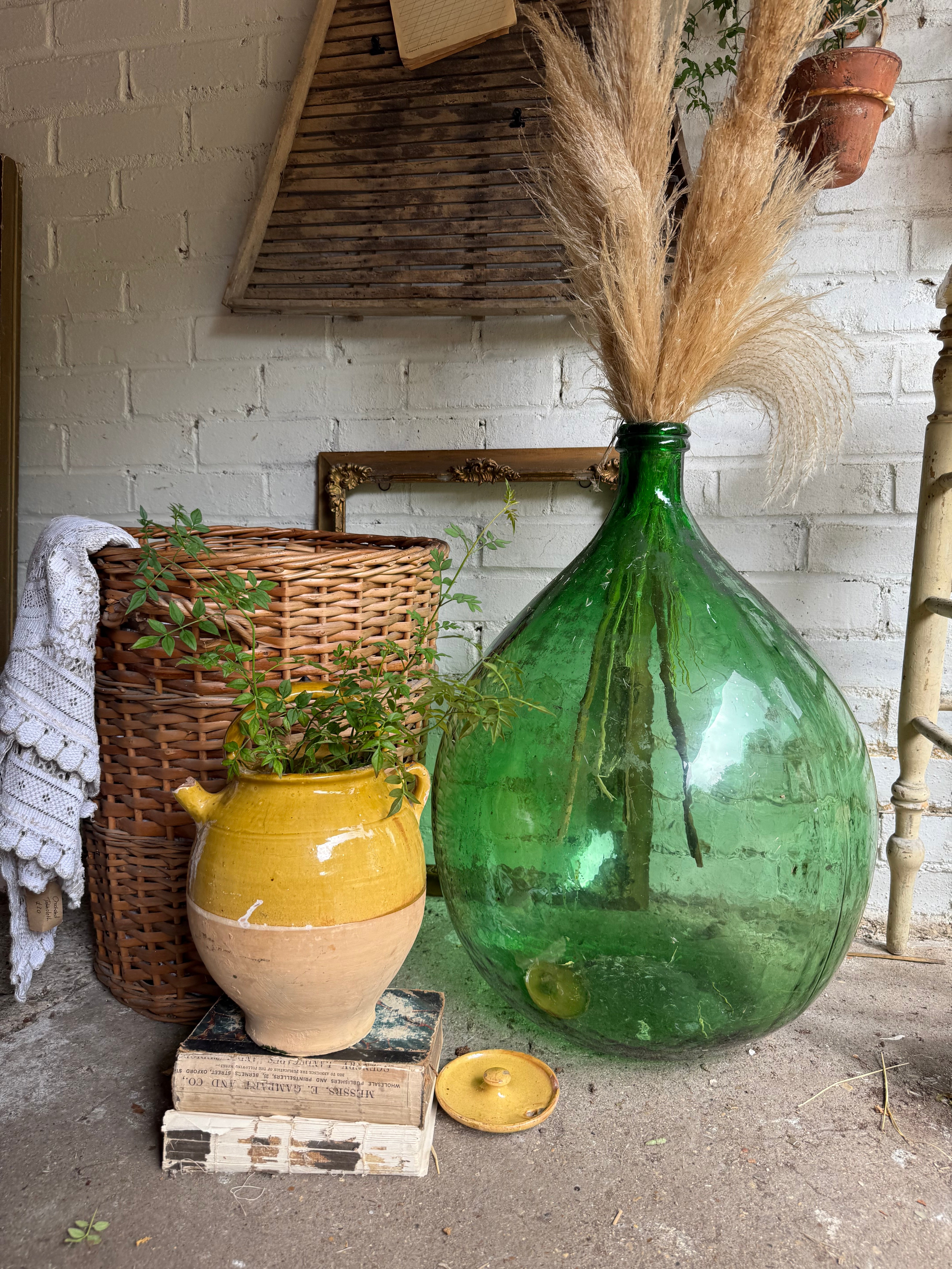 Large French Demijohn