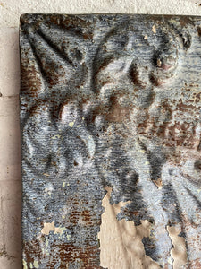 Original American Early 1900s Tin Ceiling Tile