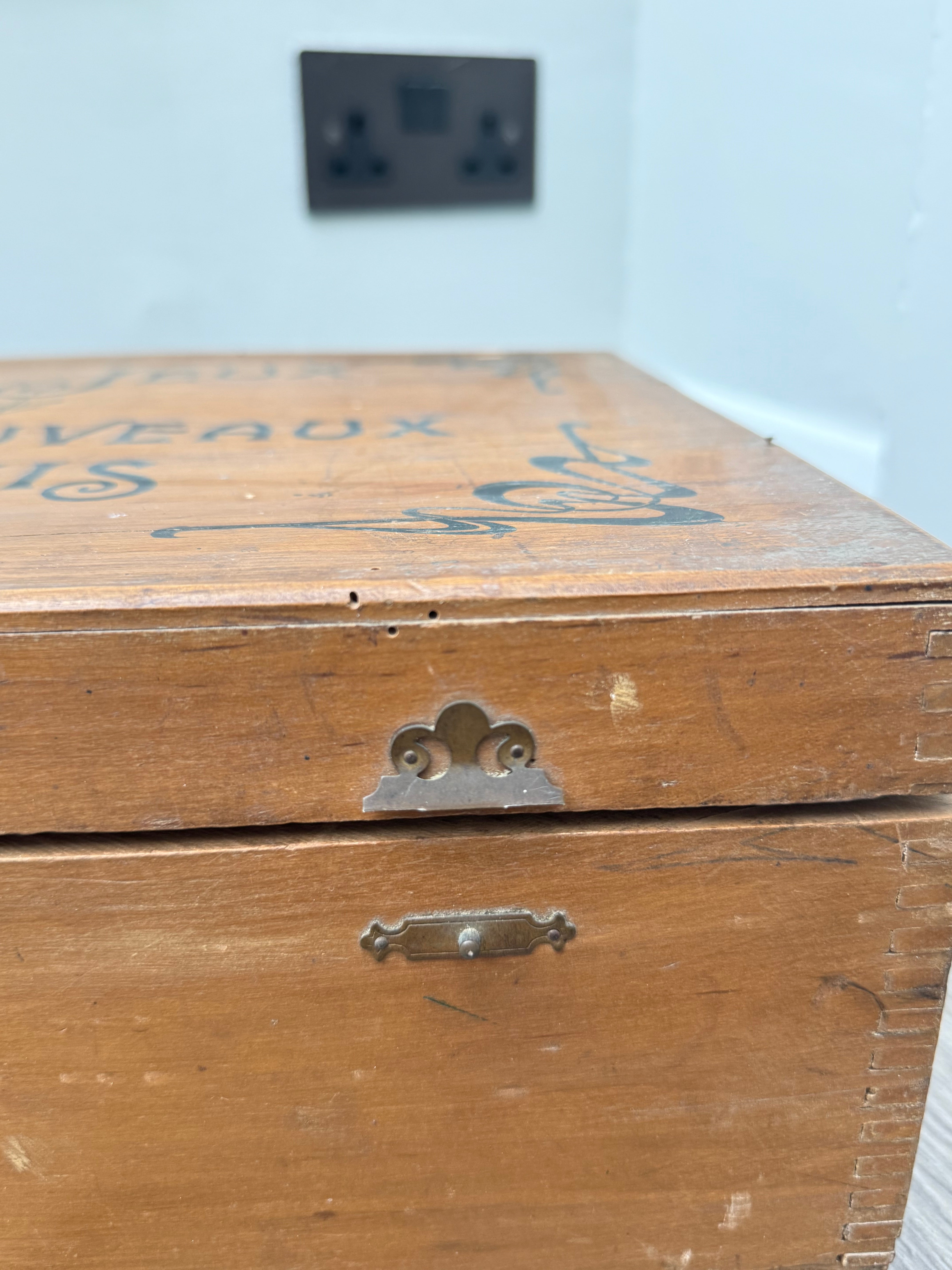 Early 1900s Art Nouveau French Game Box