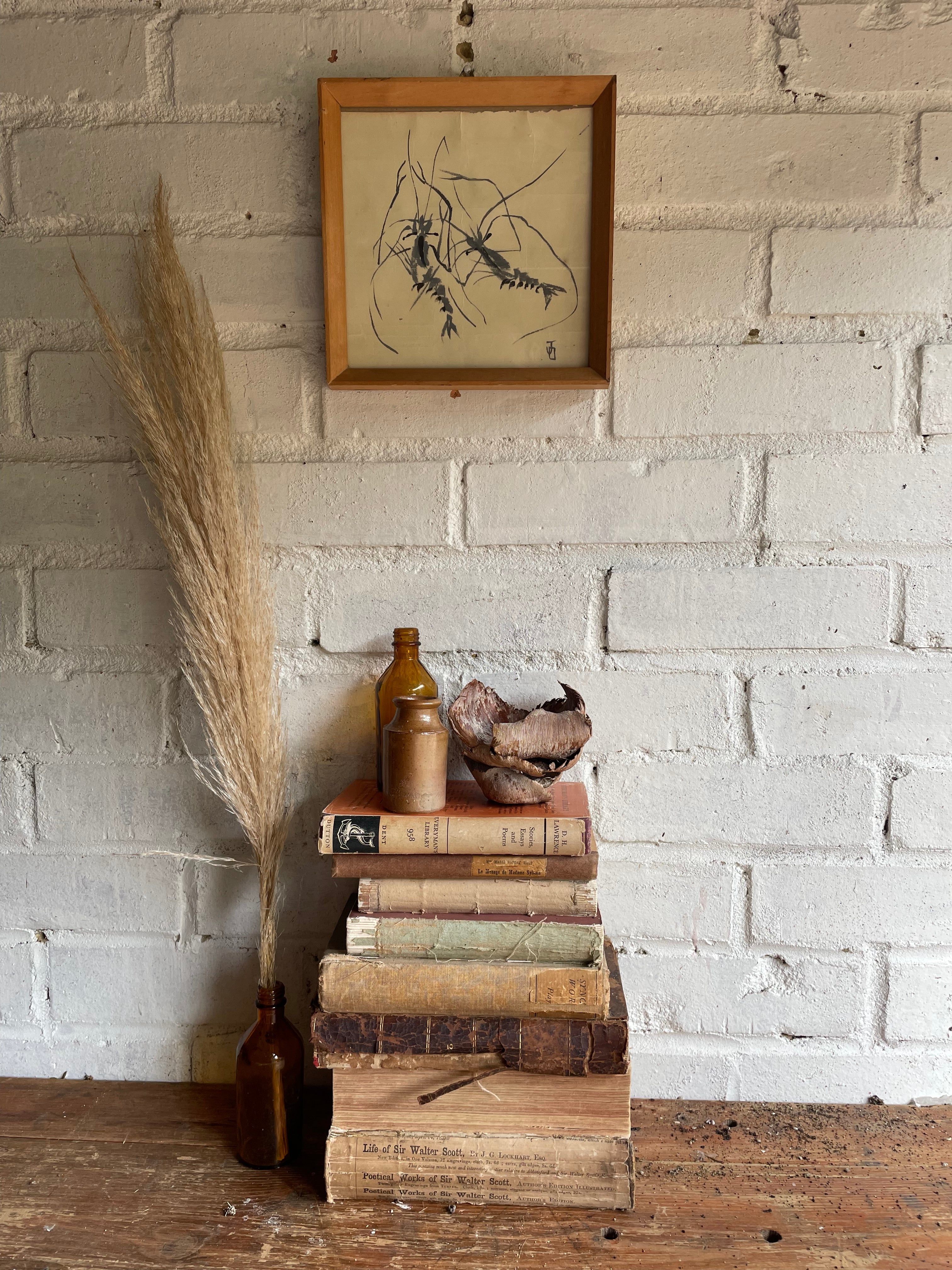 Crayfish: Painting on Silk