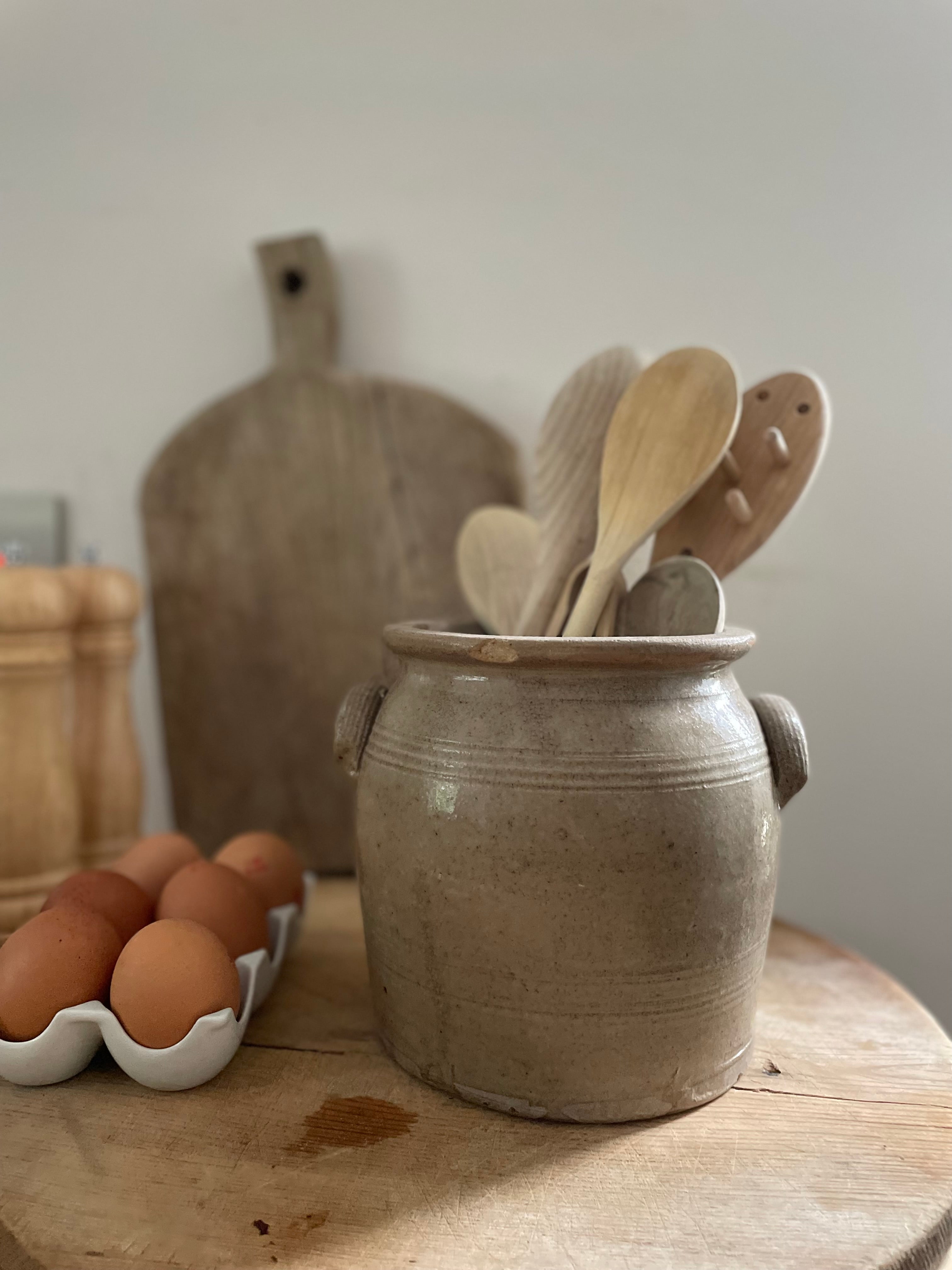 Stoneware Confit Pot
