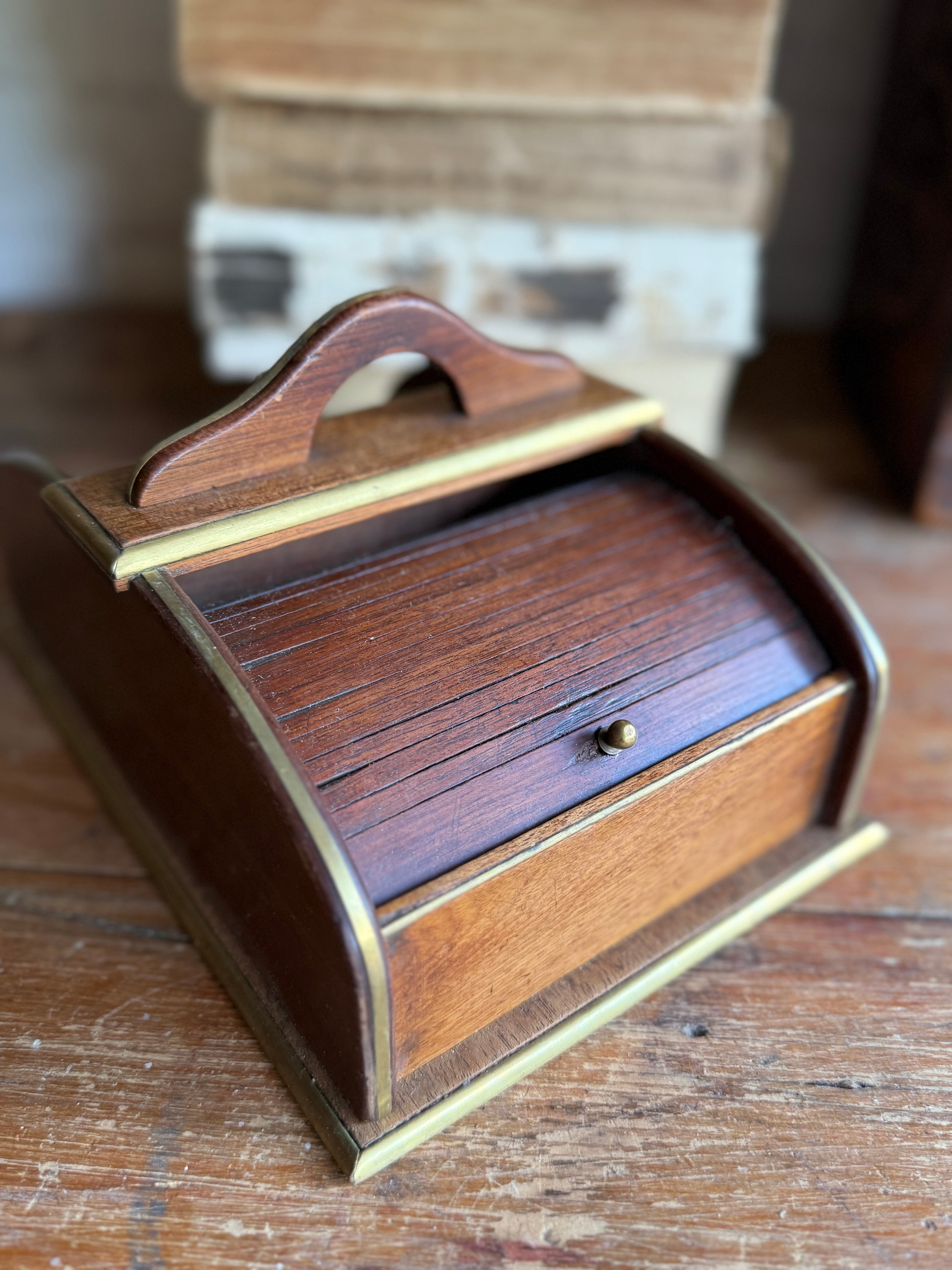 1920s Tambour Double-Sided Storage Case