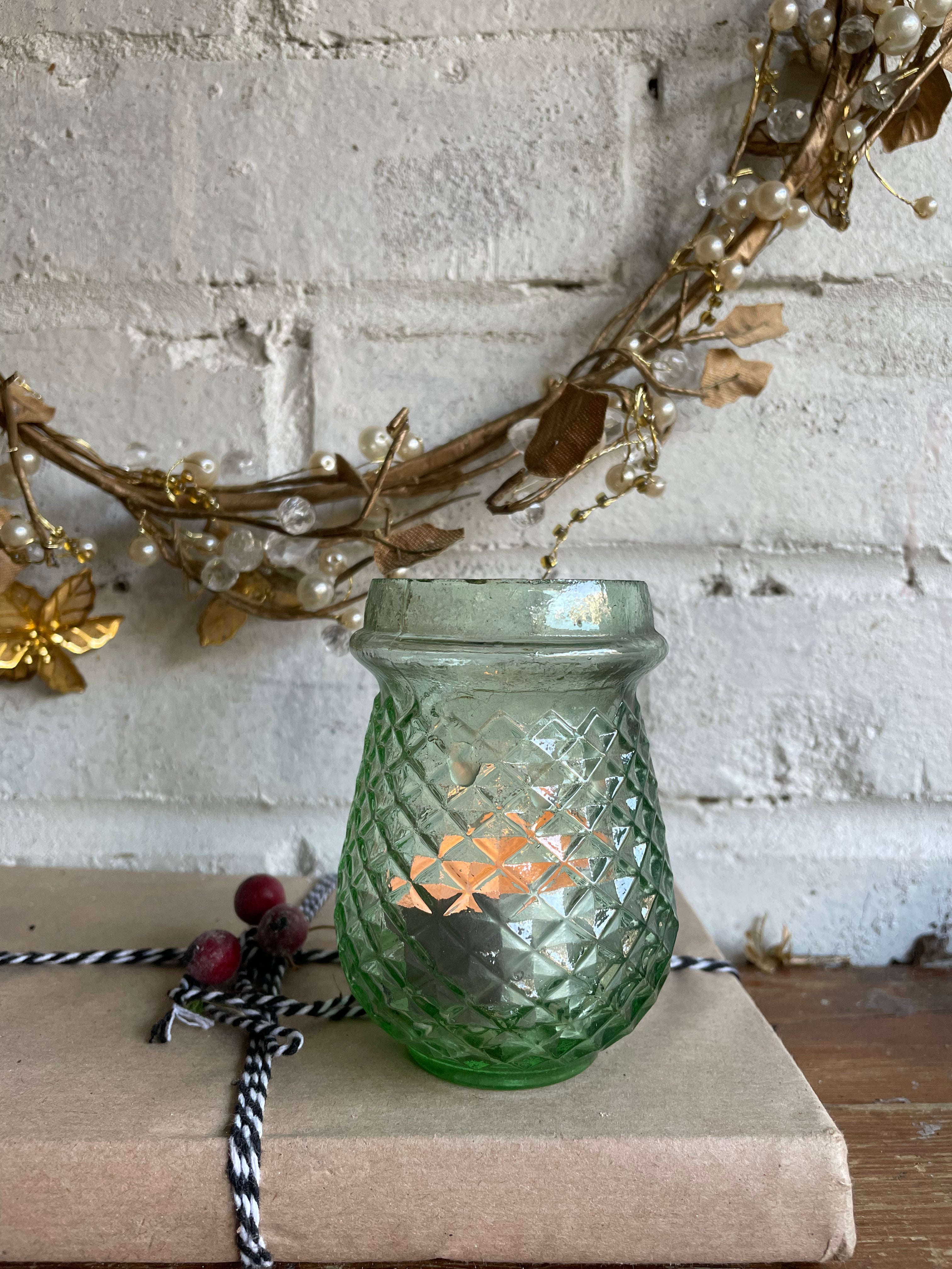 Victorian Glass Christmas Tree Fairy Light