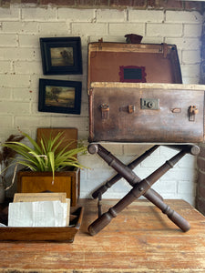 1930s French  Folding Luggage Rack