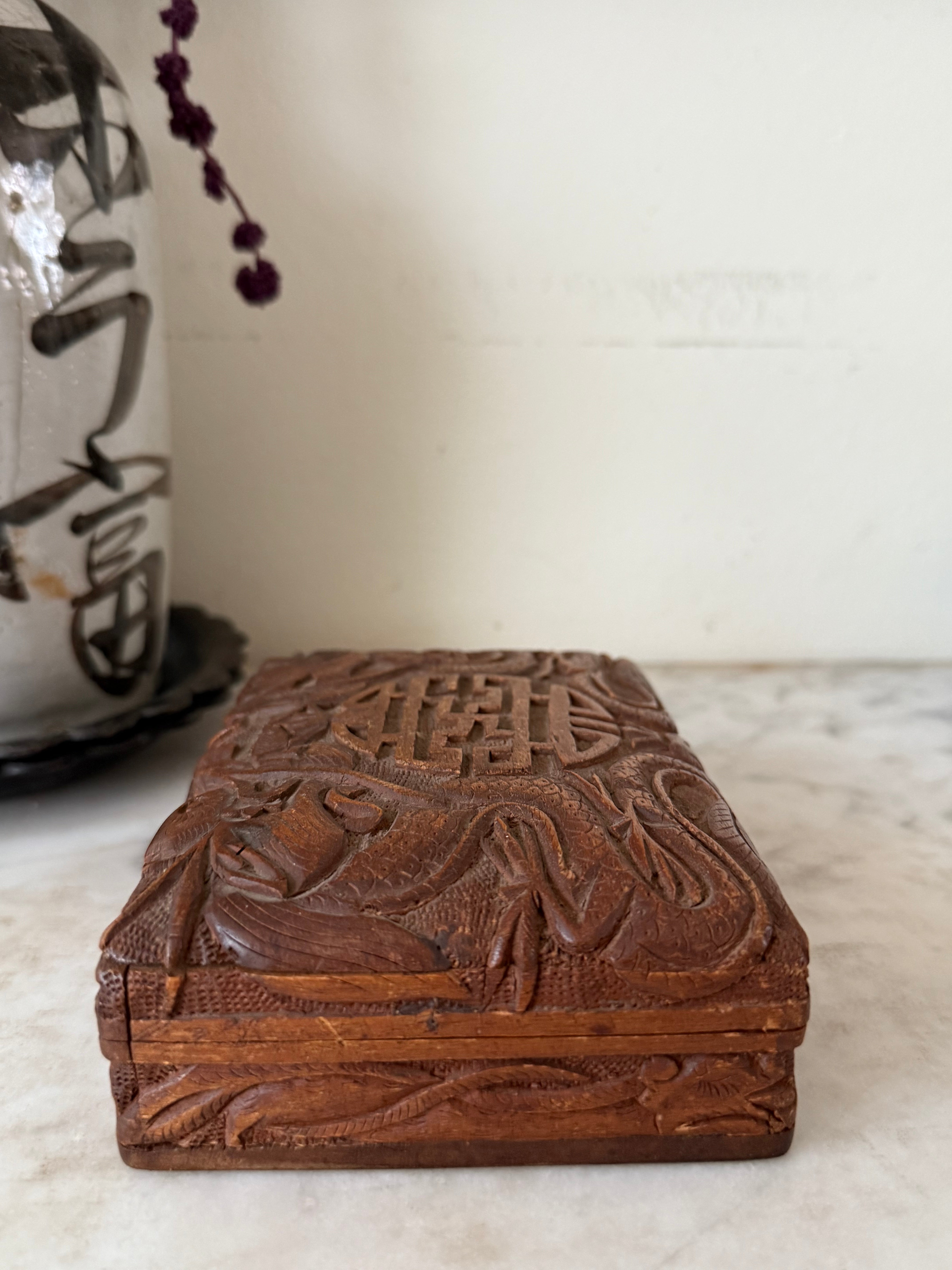 Small early 20th Century Chinese Carved Box