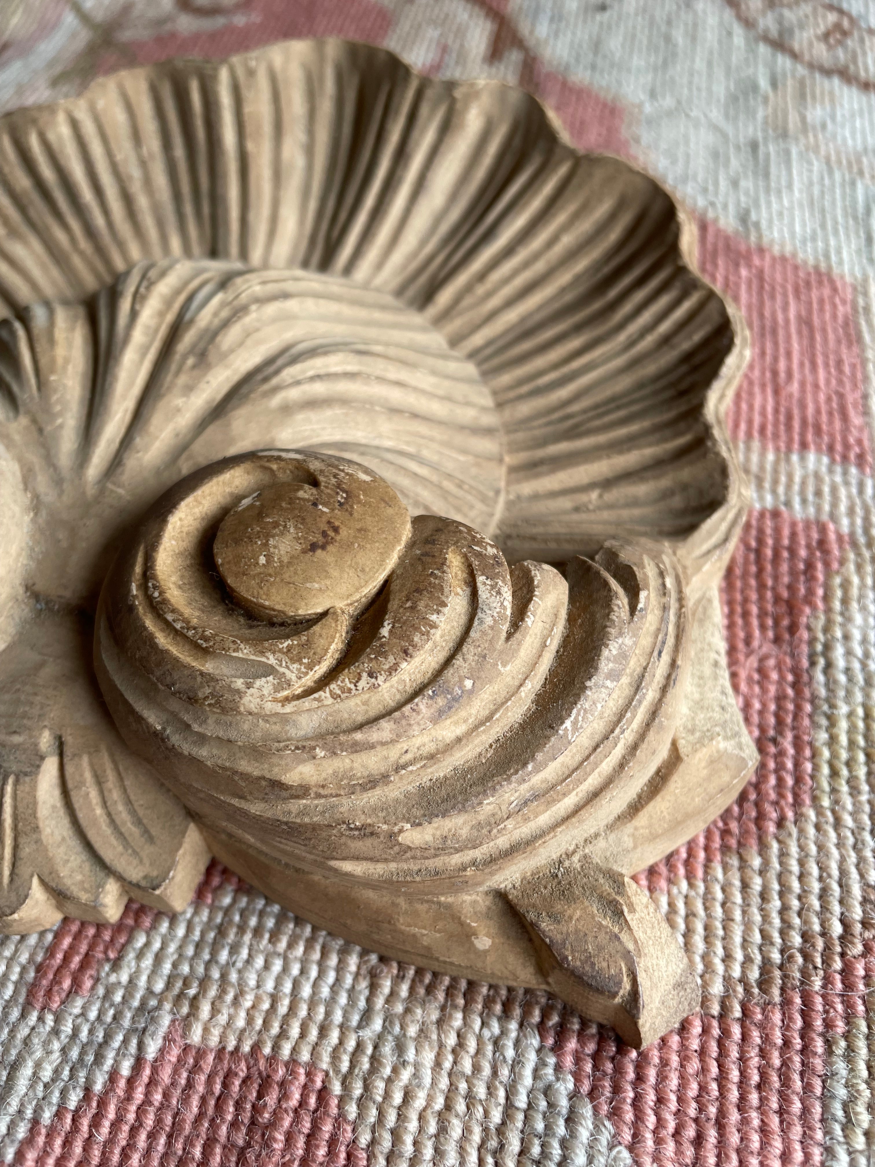 French Plaster Pediment
