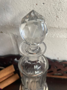 Small Edwardian Perfume Bottle With Silver Plate Holder. Was £30 now £15 at checkout