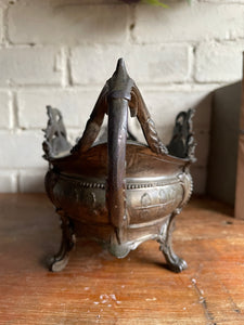 French Embossed Spelter Jardinière