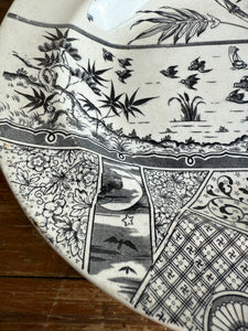 19th Century Aesthetic Movement Ironstone Bowl