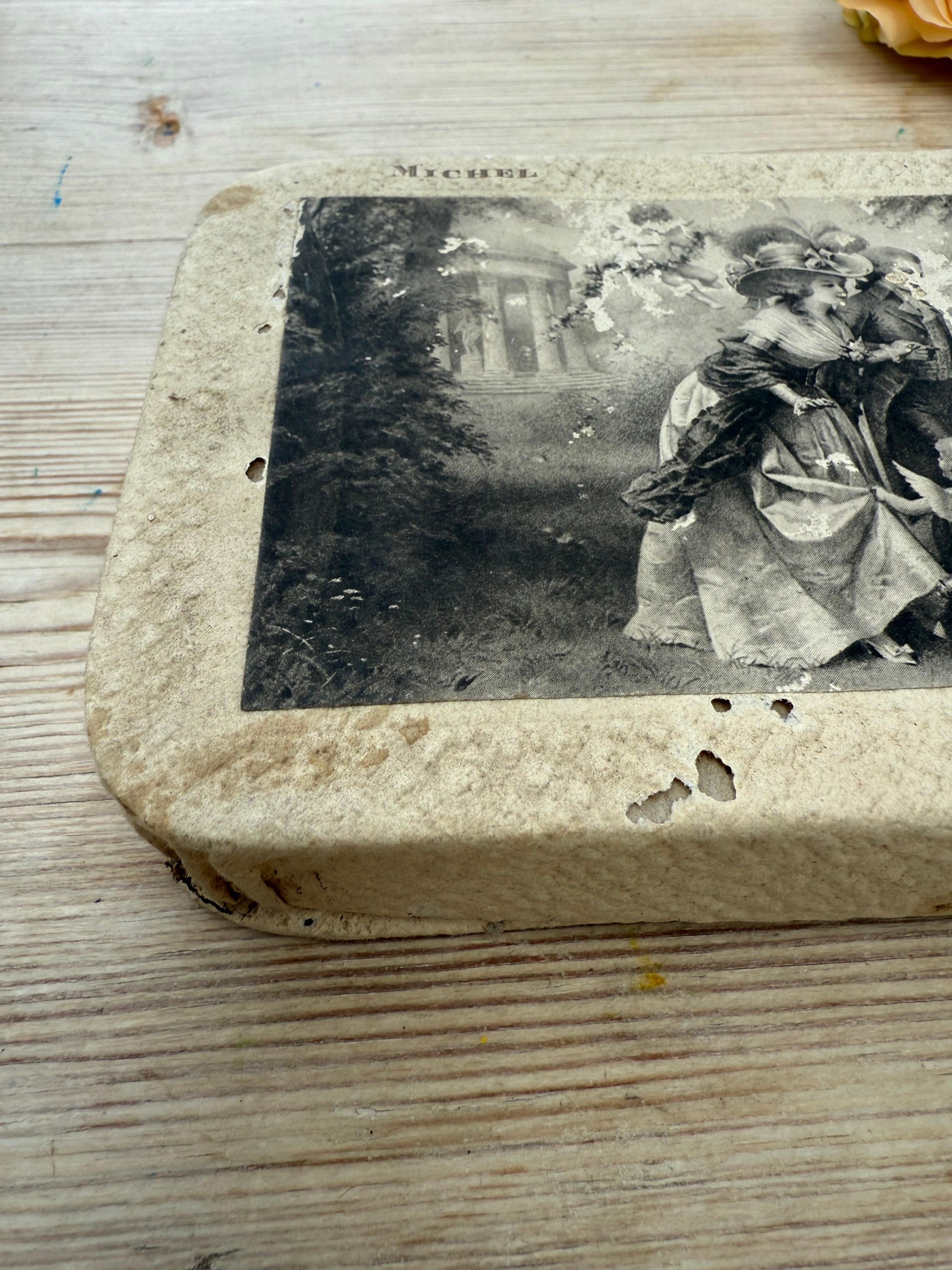 Antique French Baptism Paper Bonbon/ Chocolate Box circa 1900’s
