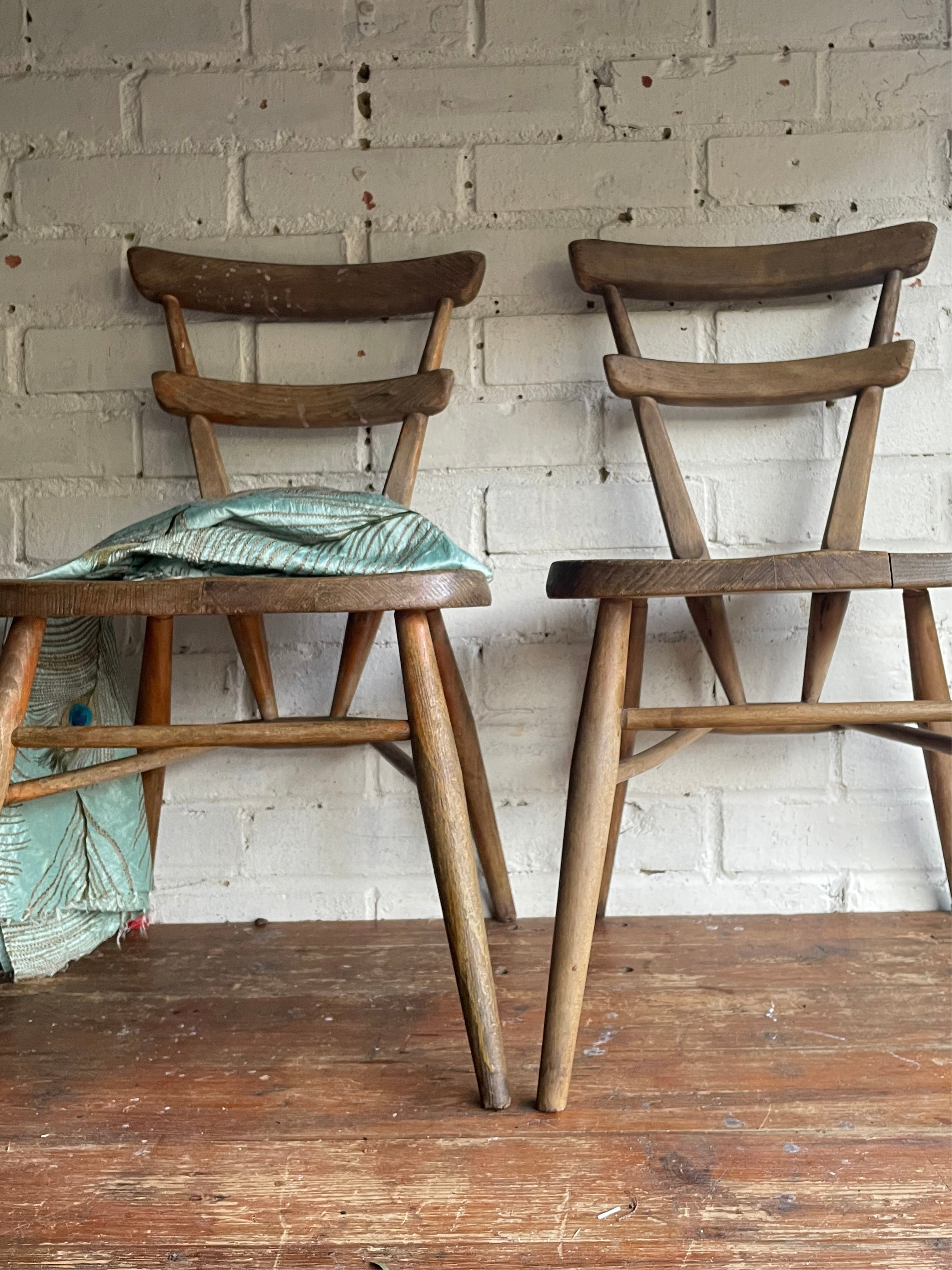 1950s Ercol School Stacking Chair  (one left)