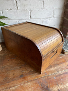 1930s Tambour Desktop Filing Drawer