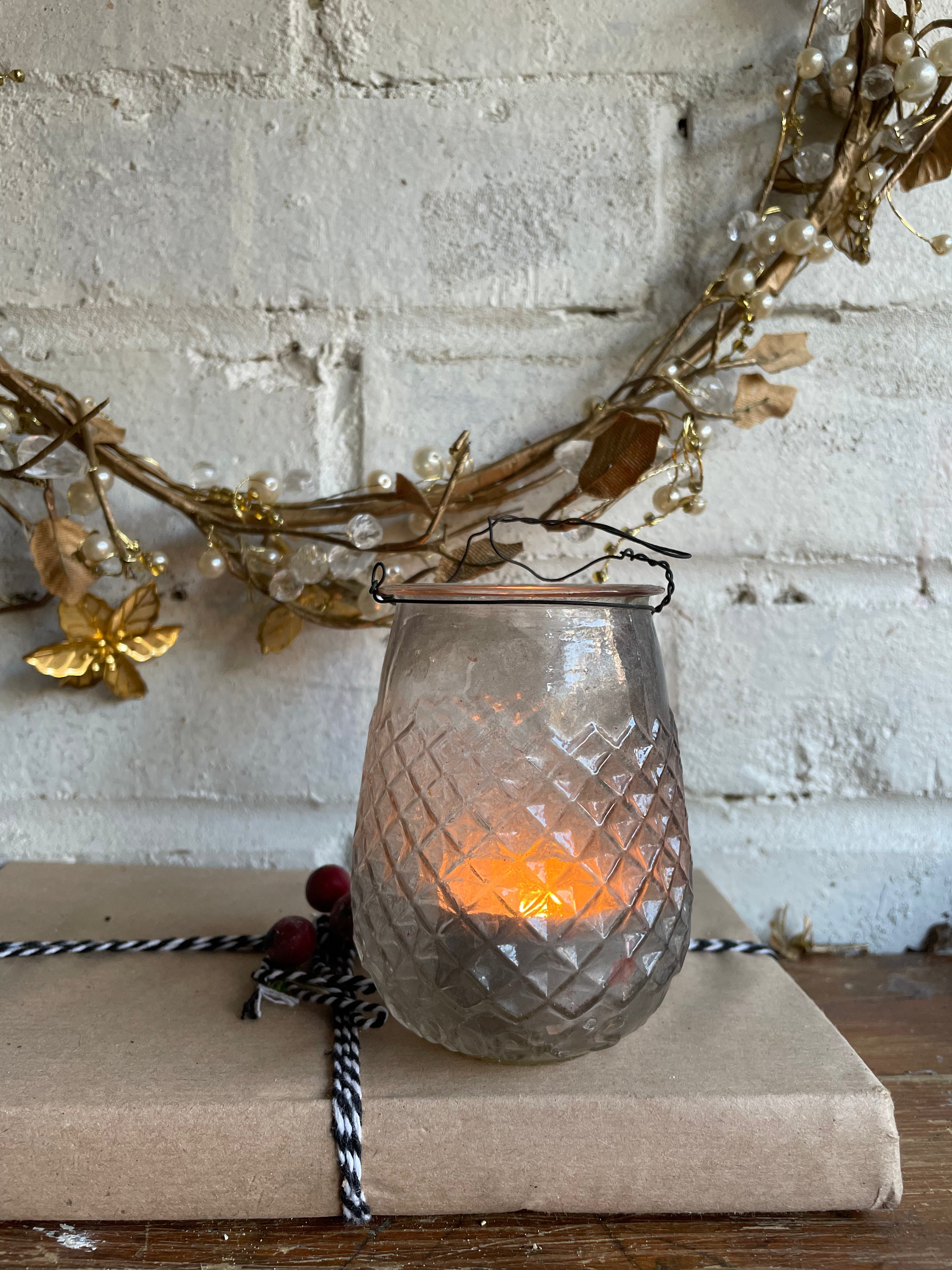 Victorian Glass Christmas Tree Fairy Light