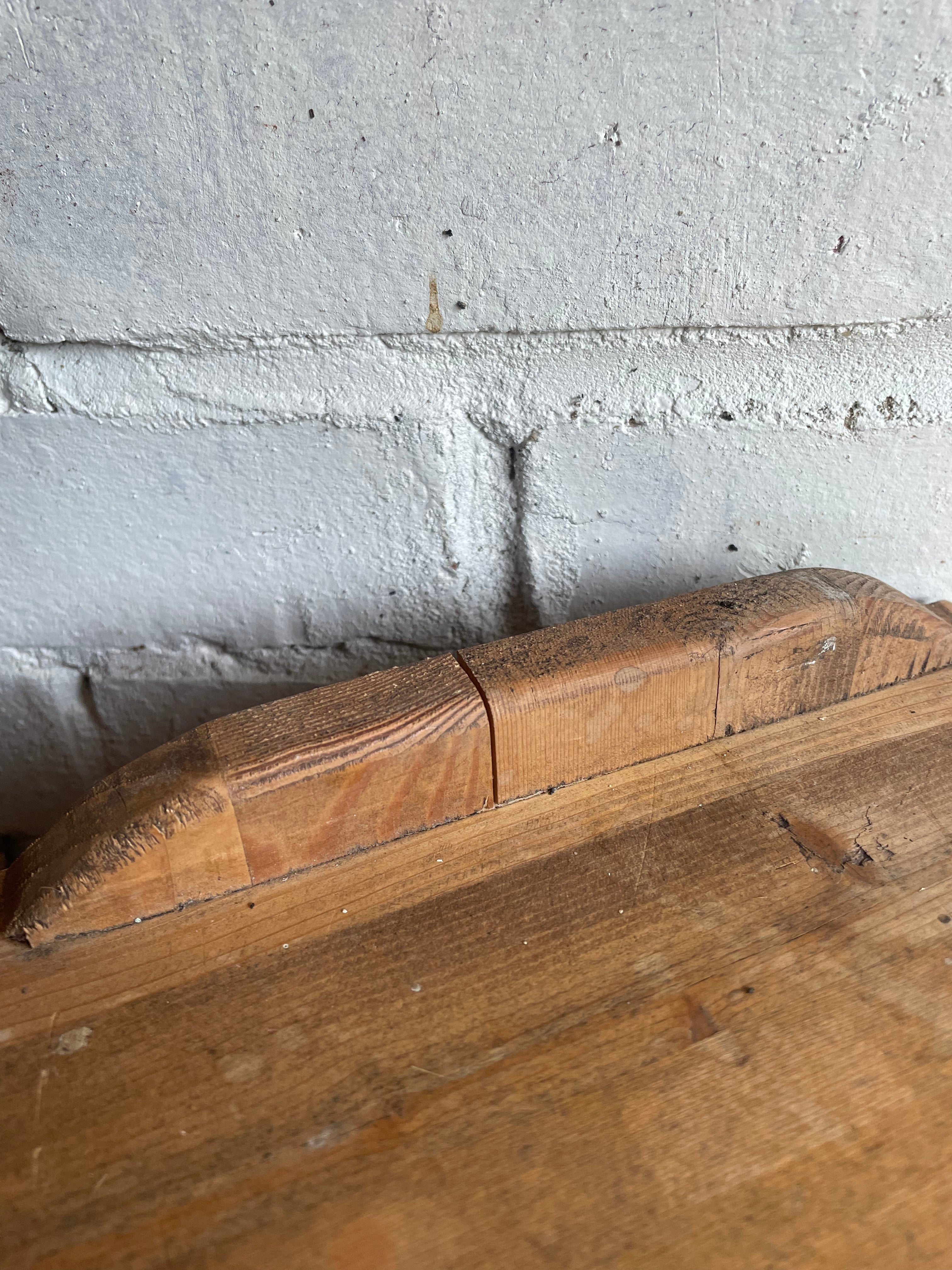 Antique Pine Apprentice Drawers with turned knobs
