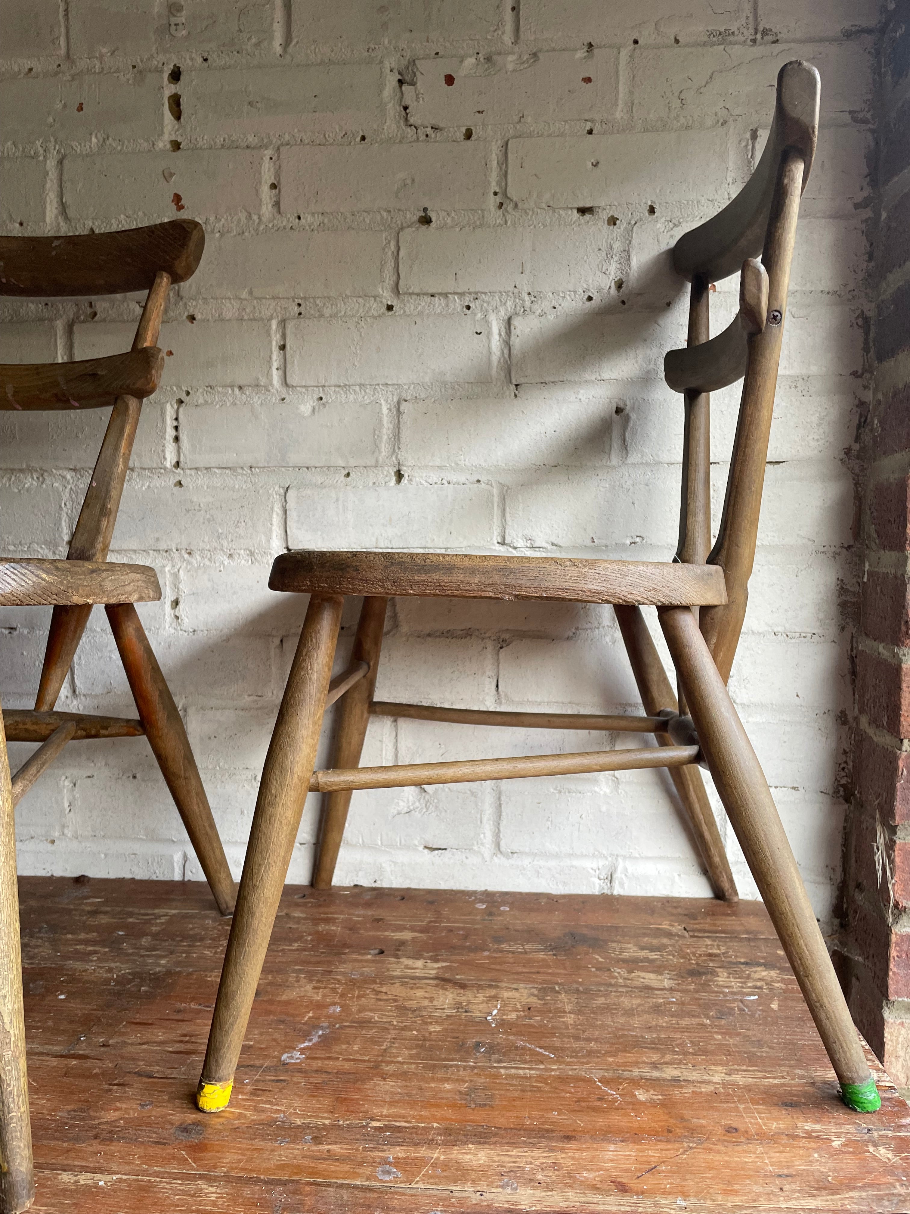 1950s Ercol School Stacking Chair  (one left)