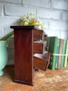 Small Antique Desktop Drawers