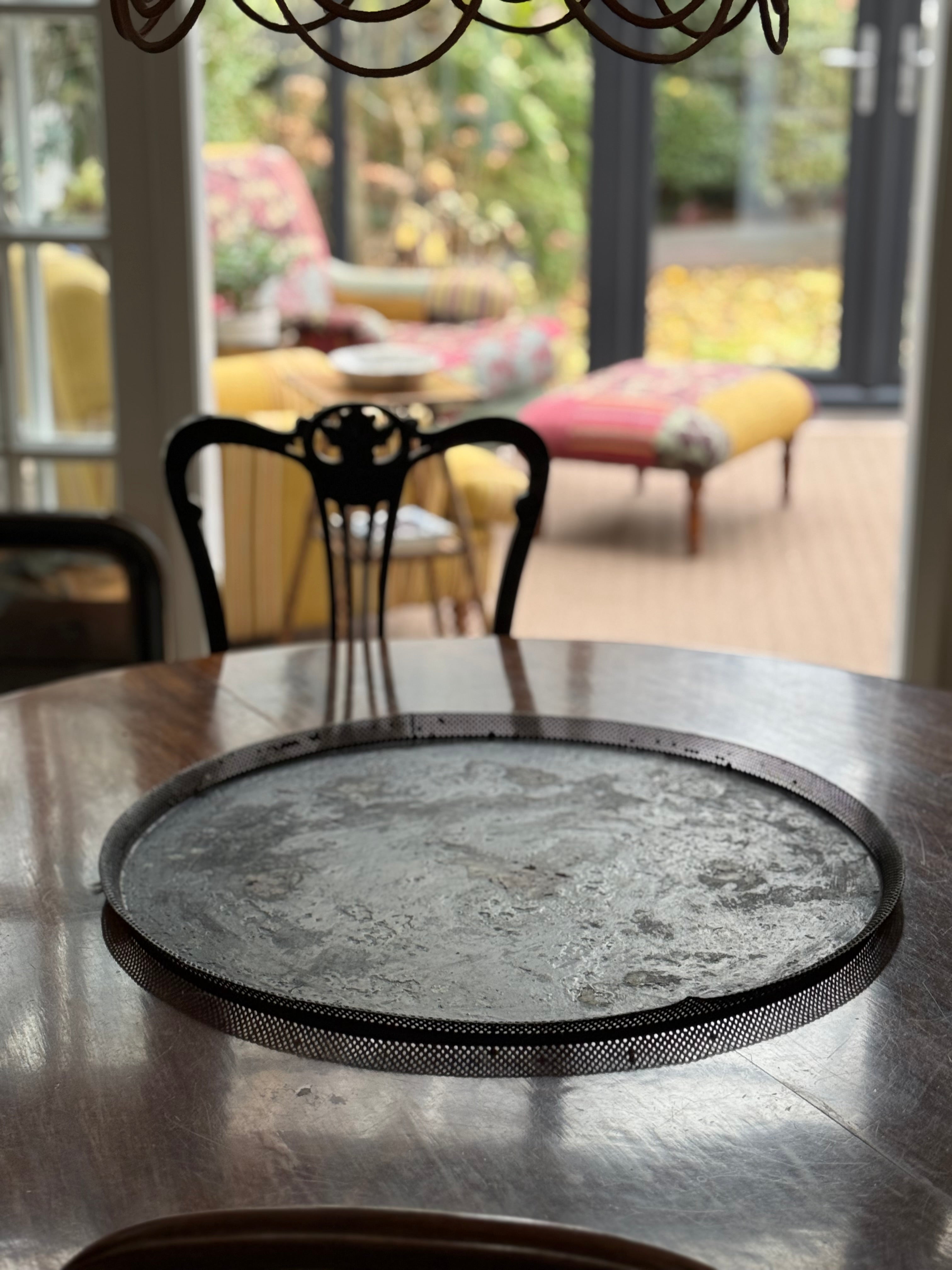 Circa 1810: Georgian Oversized Toleware Tray