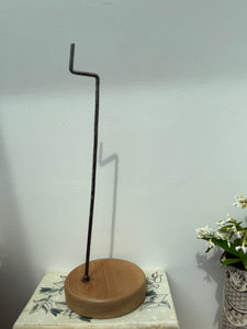 Early-Mid 20th Century French Wooden Oversized Articulated Artists Mannequin with Stand