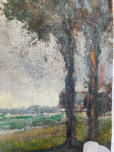 Vintage Landscape Painting on a Textured Surface. Was £70 now £45.50 at checkout