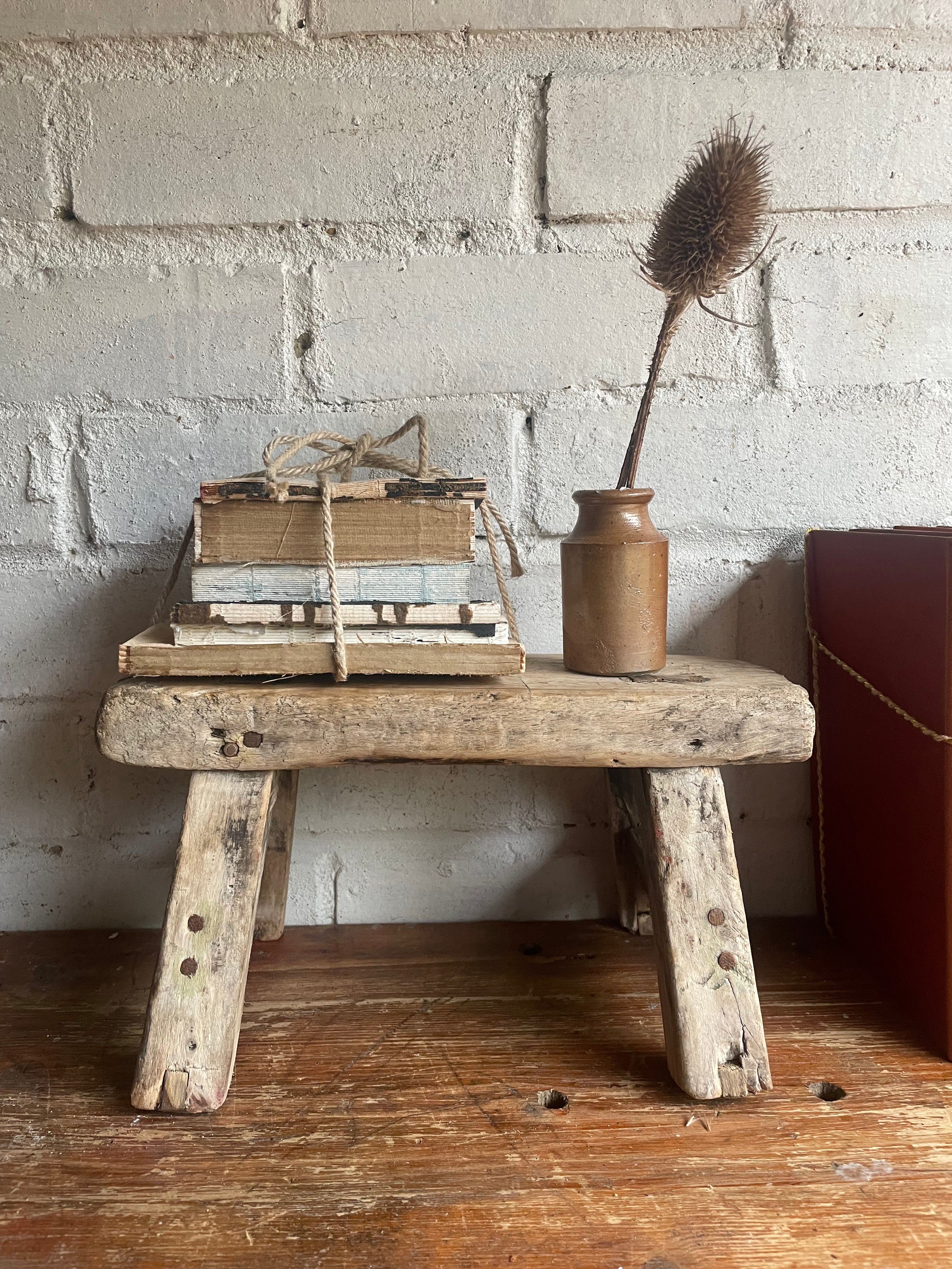 Little Rustic Stool 1