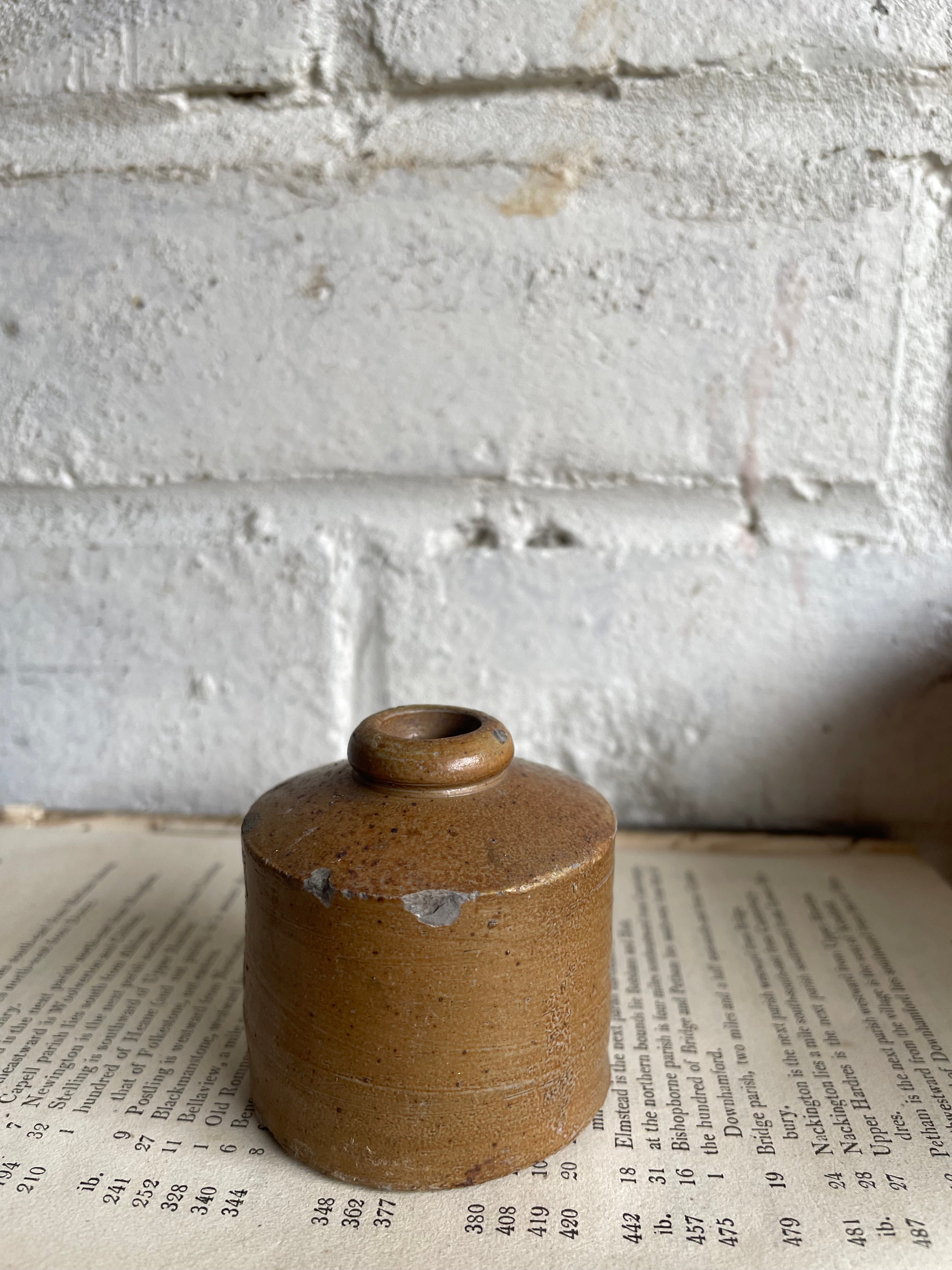 Trio of Antique Stoneware Bottles