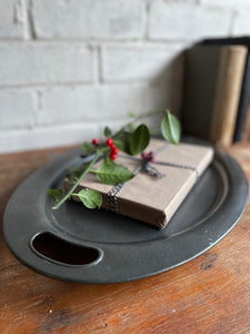 Antique Pewter Tray