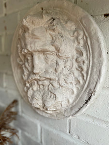 Old Plaster Relief of Zeus
