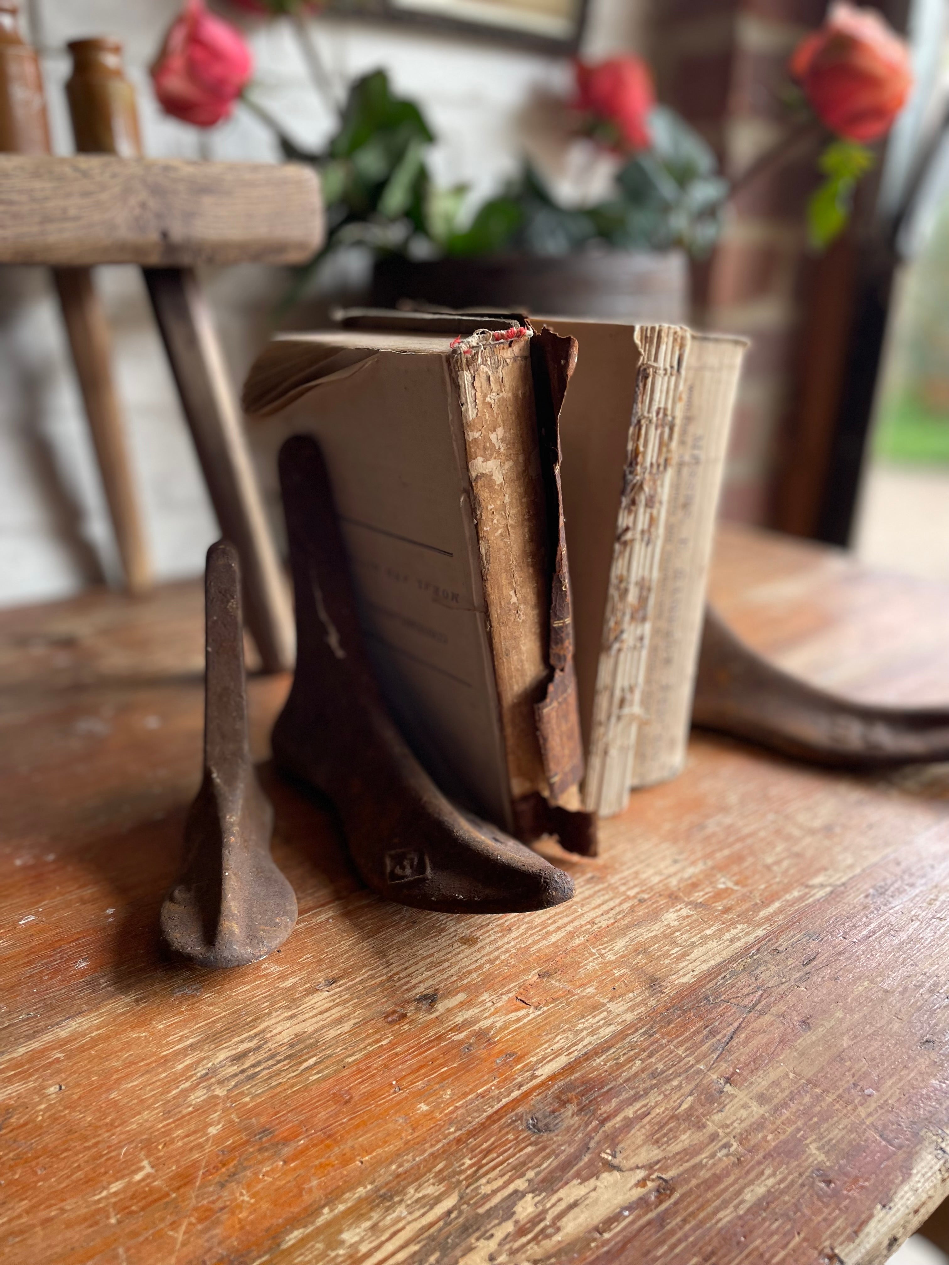 Trio of 19th century Cast Iron Cobblers Boots