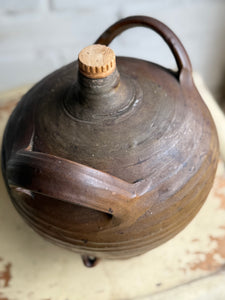 Early 20th Century Stoneware Olive Oil Jug