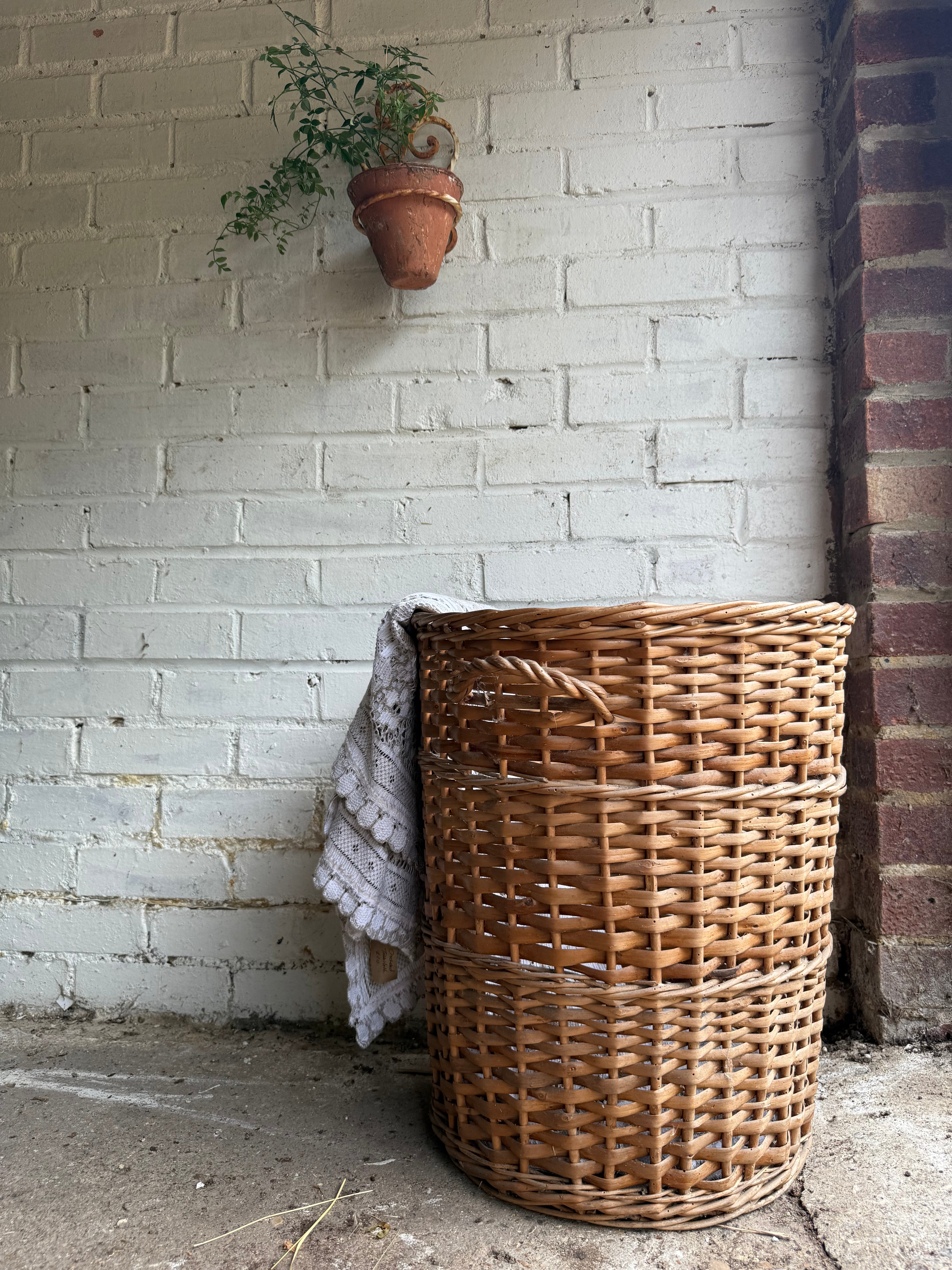 Tall Rattan Baguette Basket