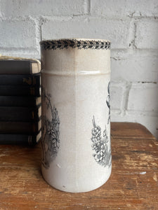 19th Century Staffordshire Transferware Pitcher: Farmers Shearing