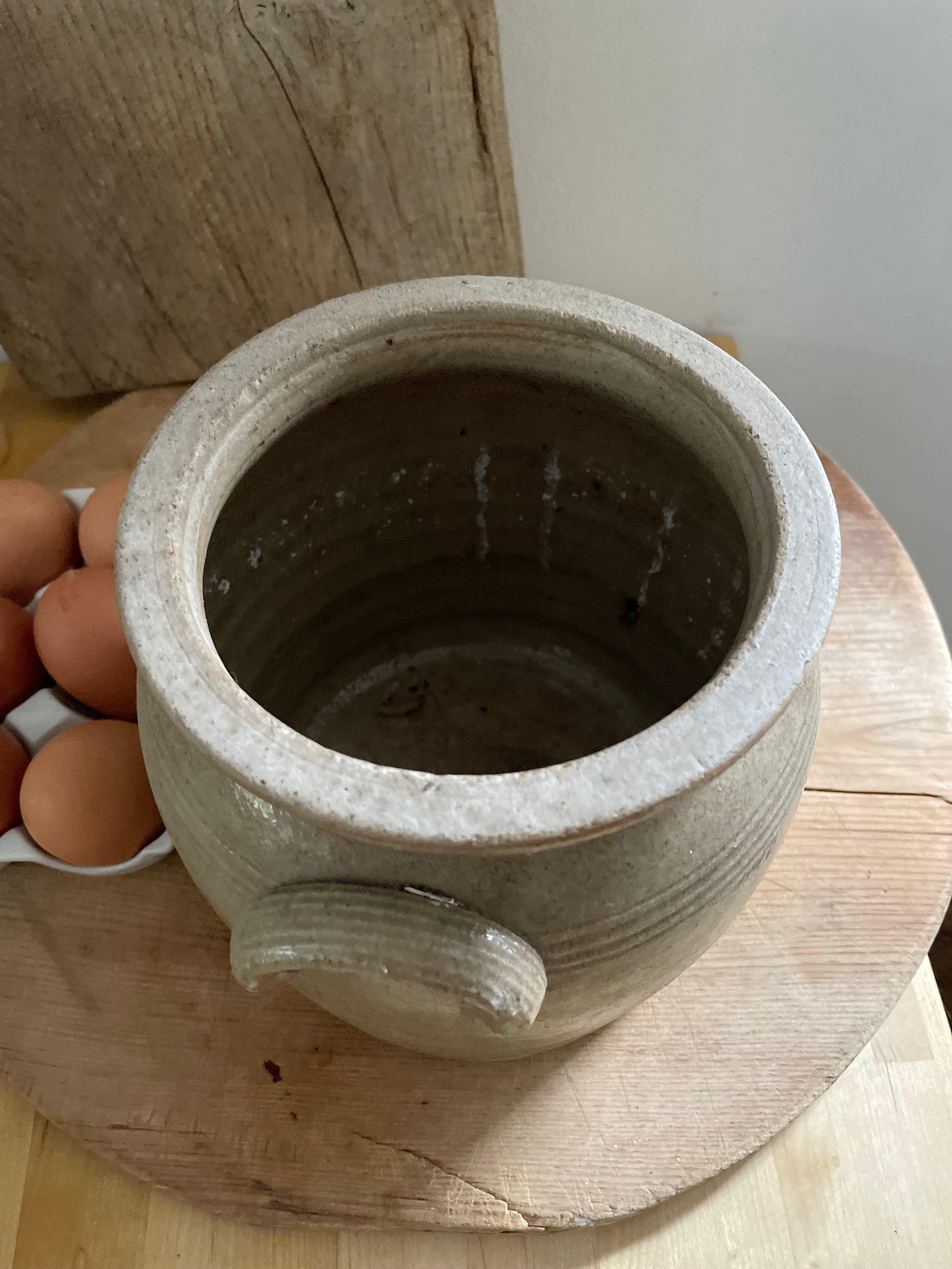 Stoneware Confit Pot