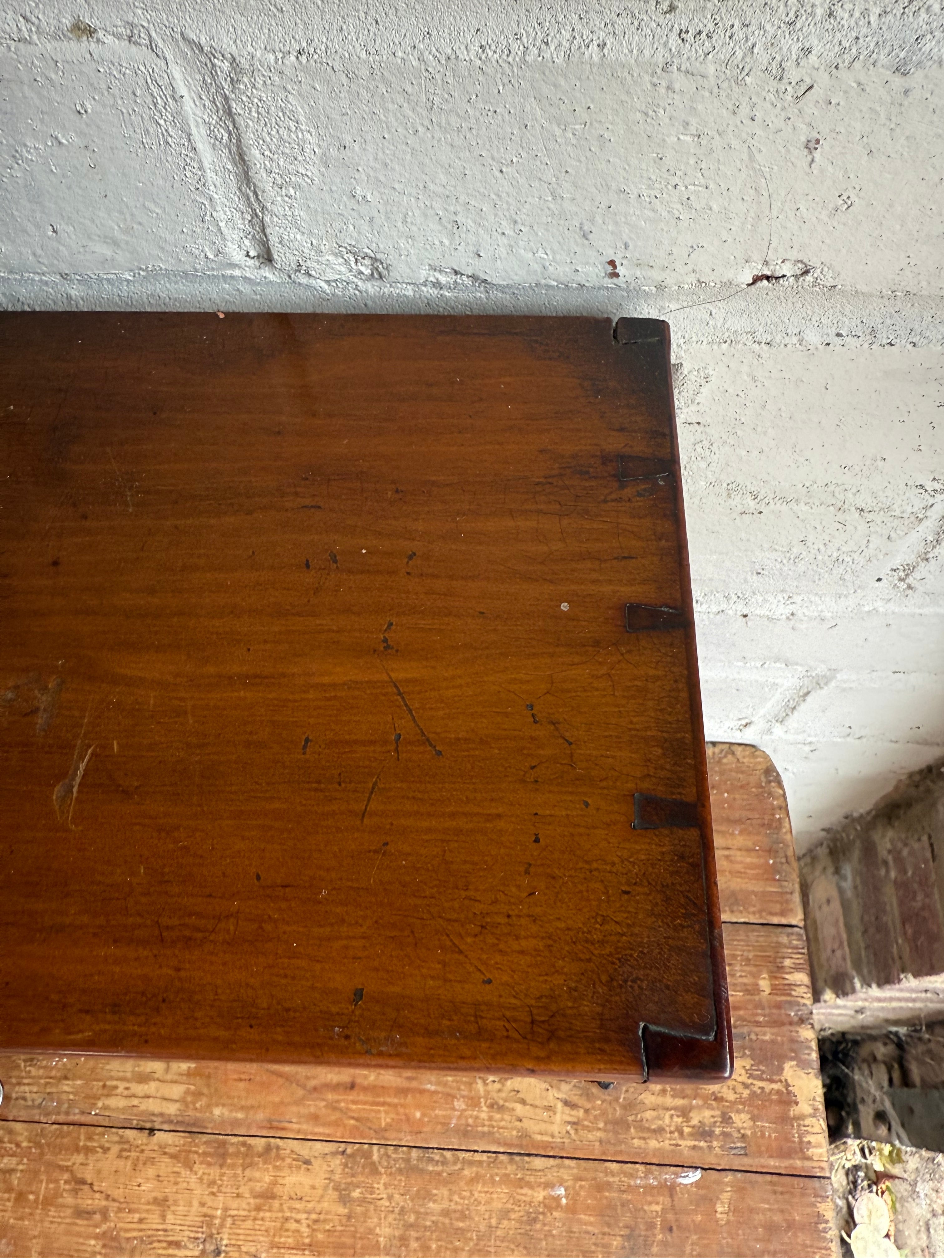 Rare 1930s Wooden First Aid Cabinet with Inlaid “Green Cross”
