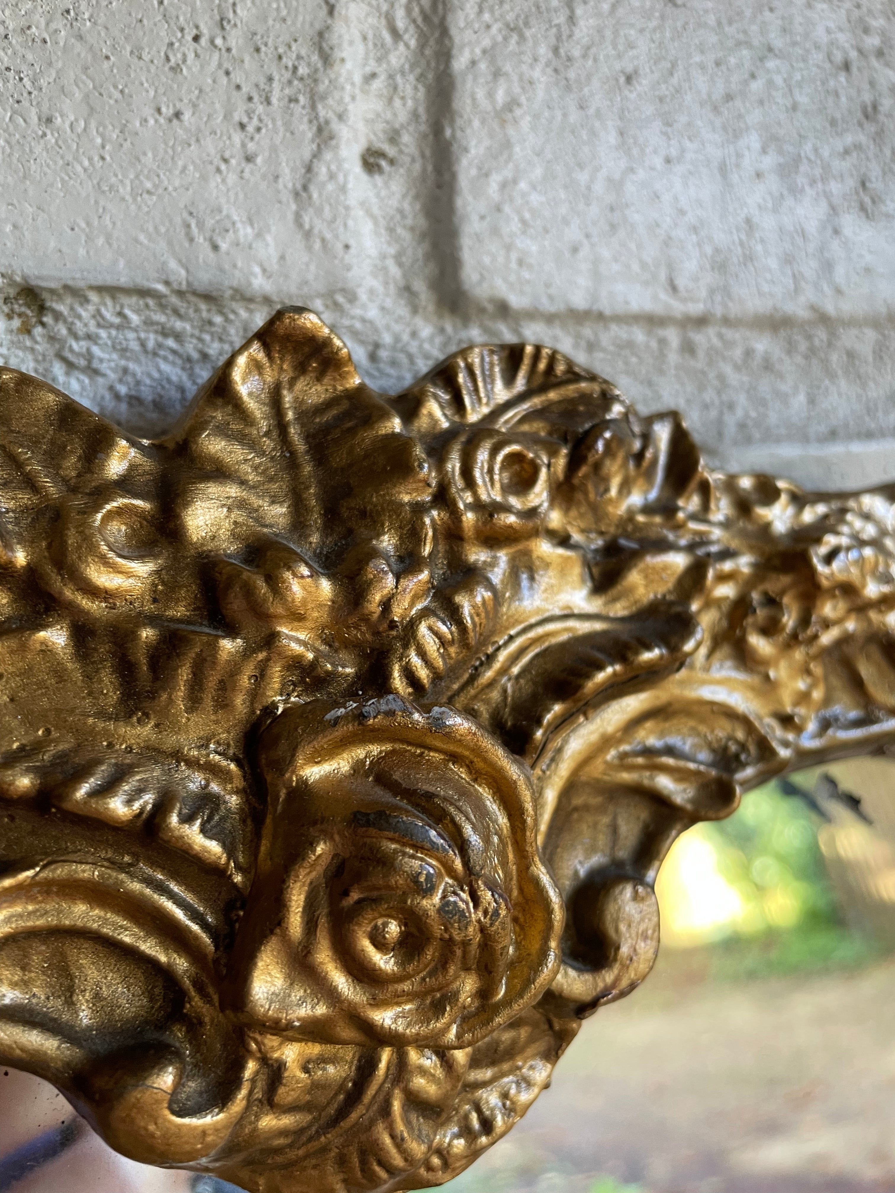 Large Gold Decorative Mirror
