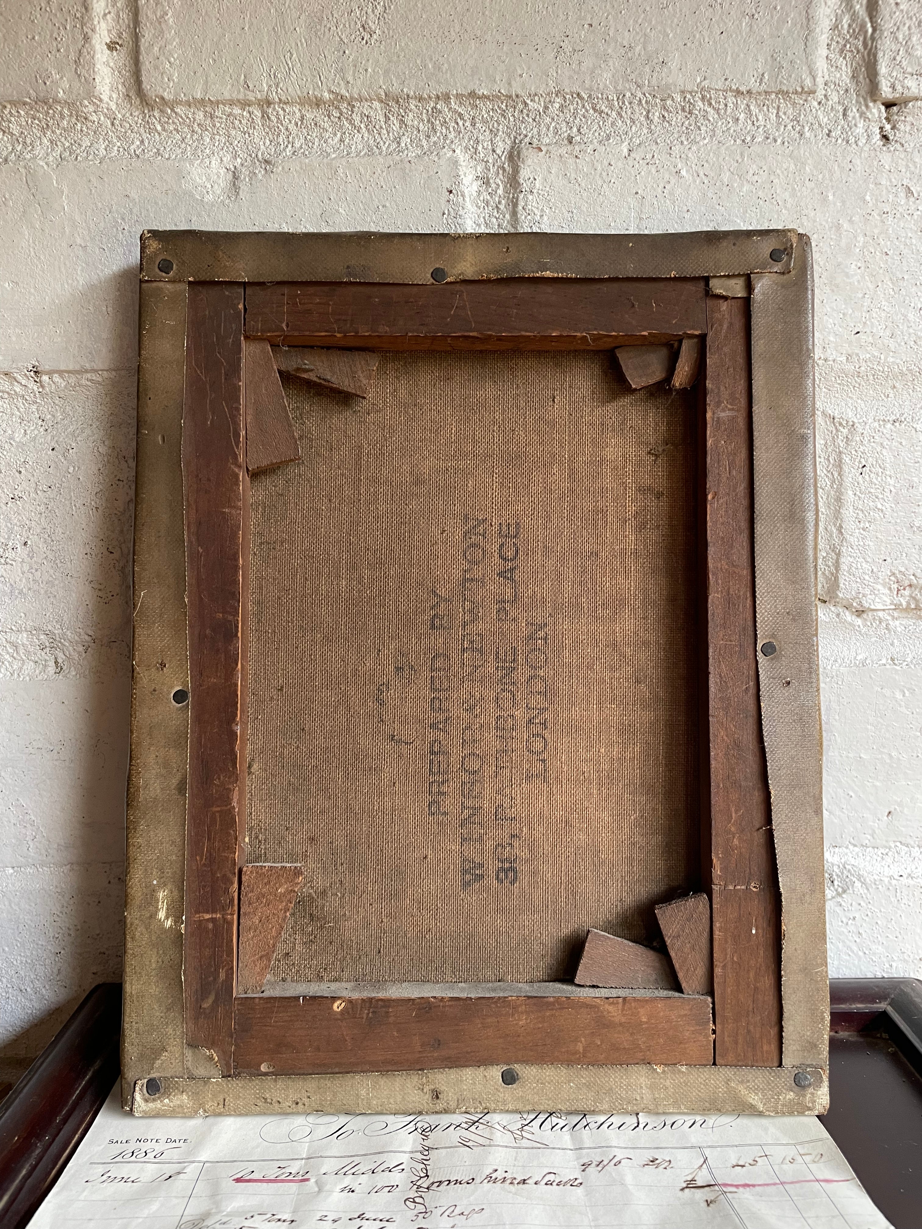 Small 19th Century Oil on Canvas: Portrait of a Woman