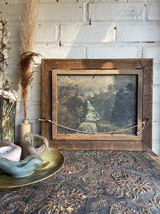 19th Century British School Double-Sided Oil Painting