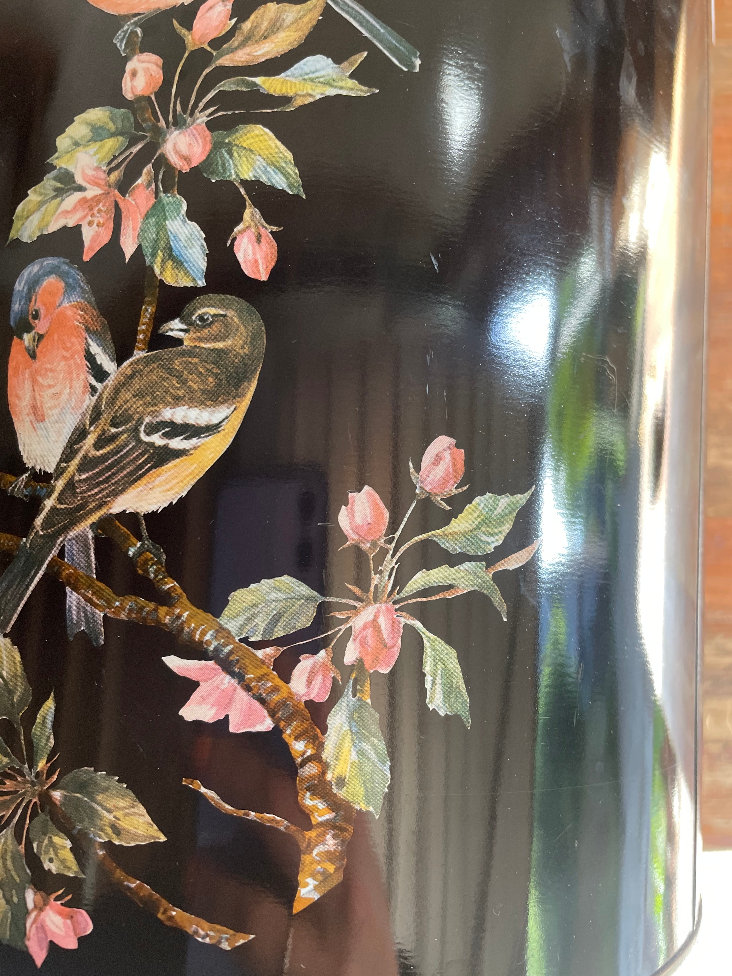 Large Confectionary Tin with Bird detail