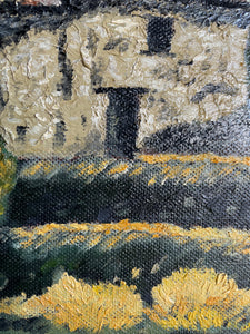 Provencal Farmhouse :  Signed Oil on Board