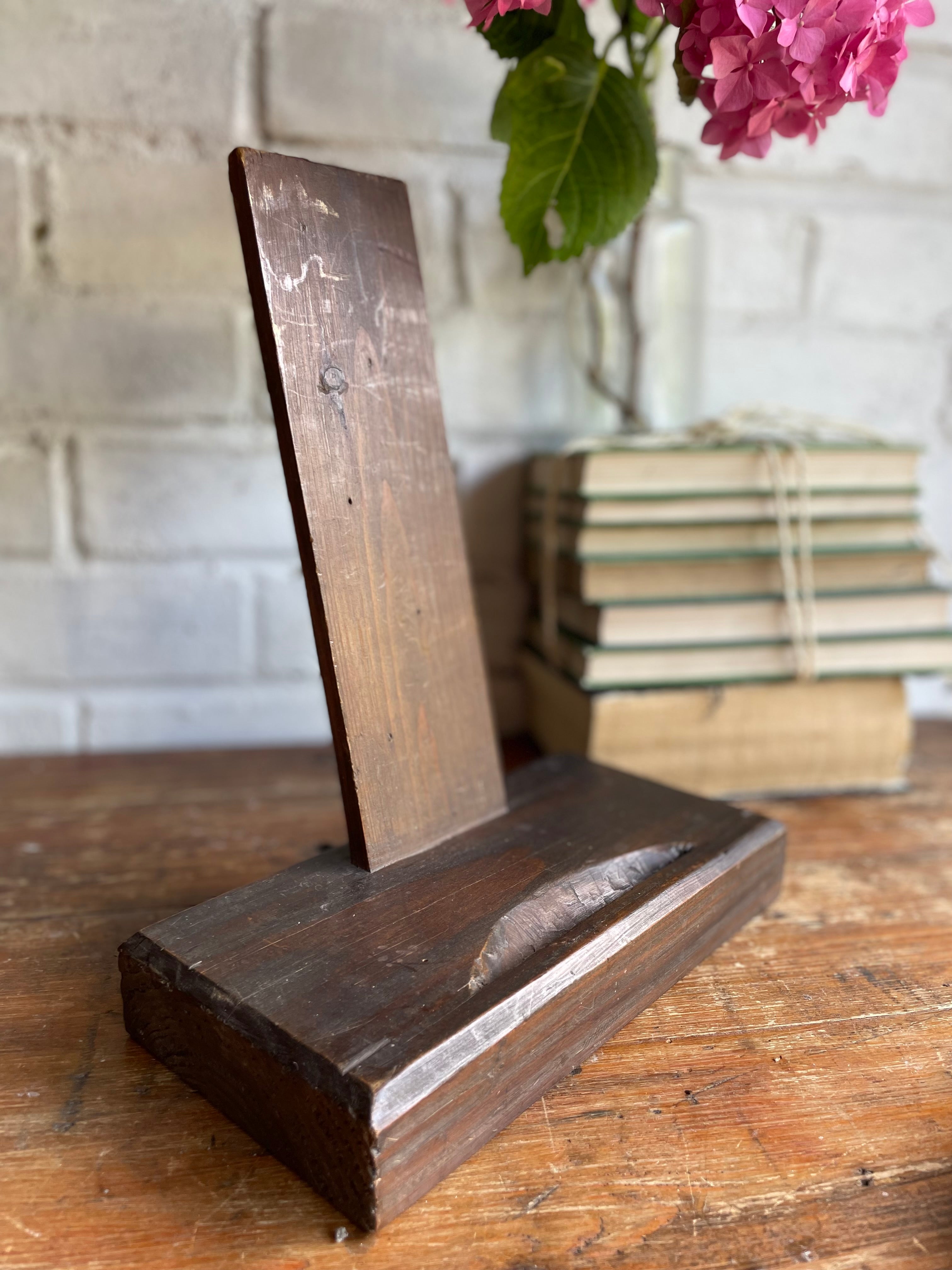19th Century Oak Stand for Decorative Plates