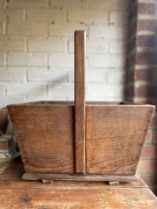 Early 1900s Chinese Elm Rice Basket