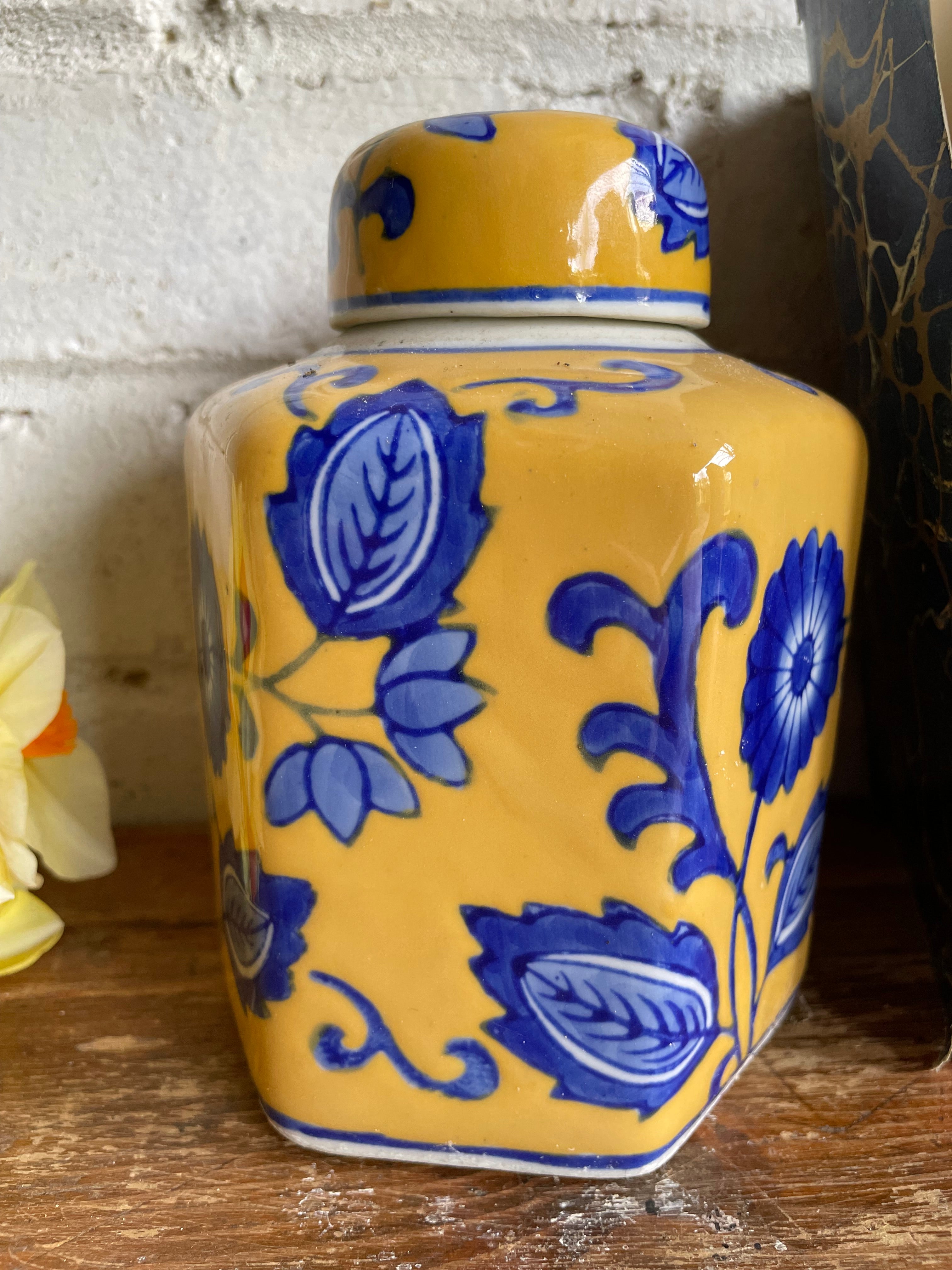 19th Century Floral Ginger Jar: Was £40 now £28 at checkout