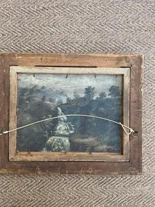 19th Century British School Double-Sided Oil Painting