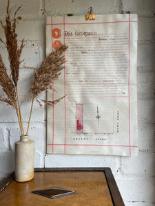 1928 Handwritten and Wax Sealed Conveyance Document. Was £22 now £14.30 at checkout
