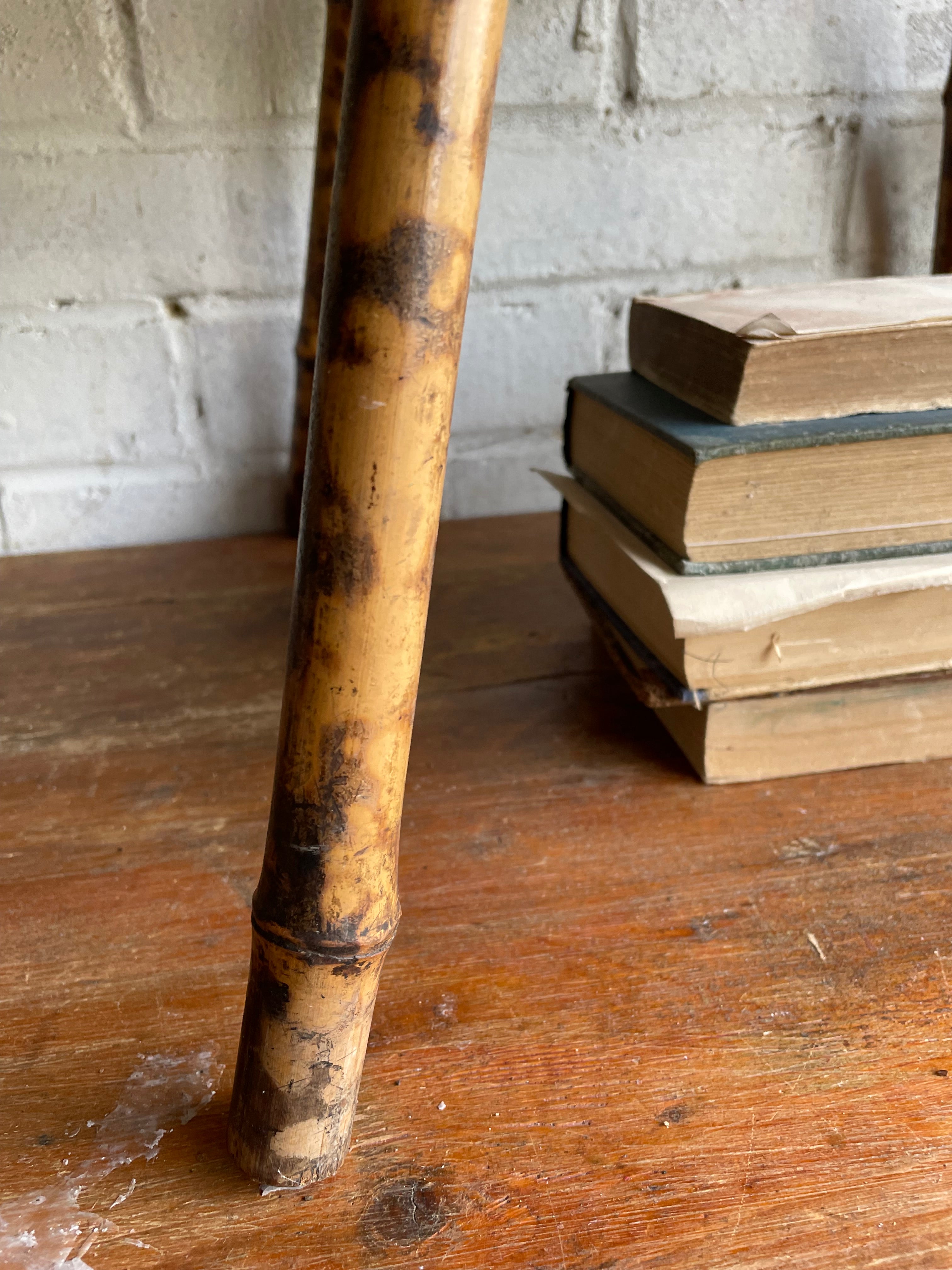 Tiger Bamboo Side Table