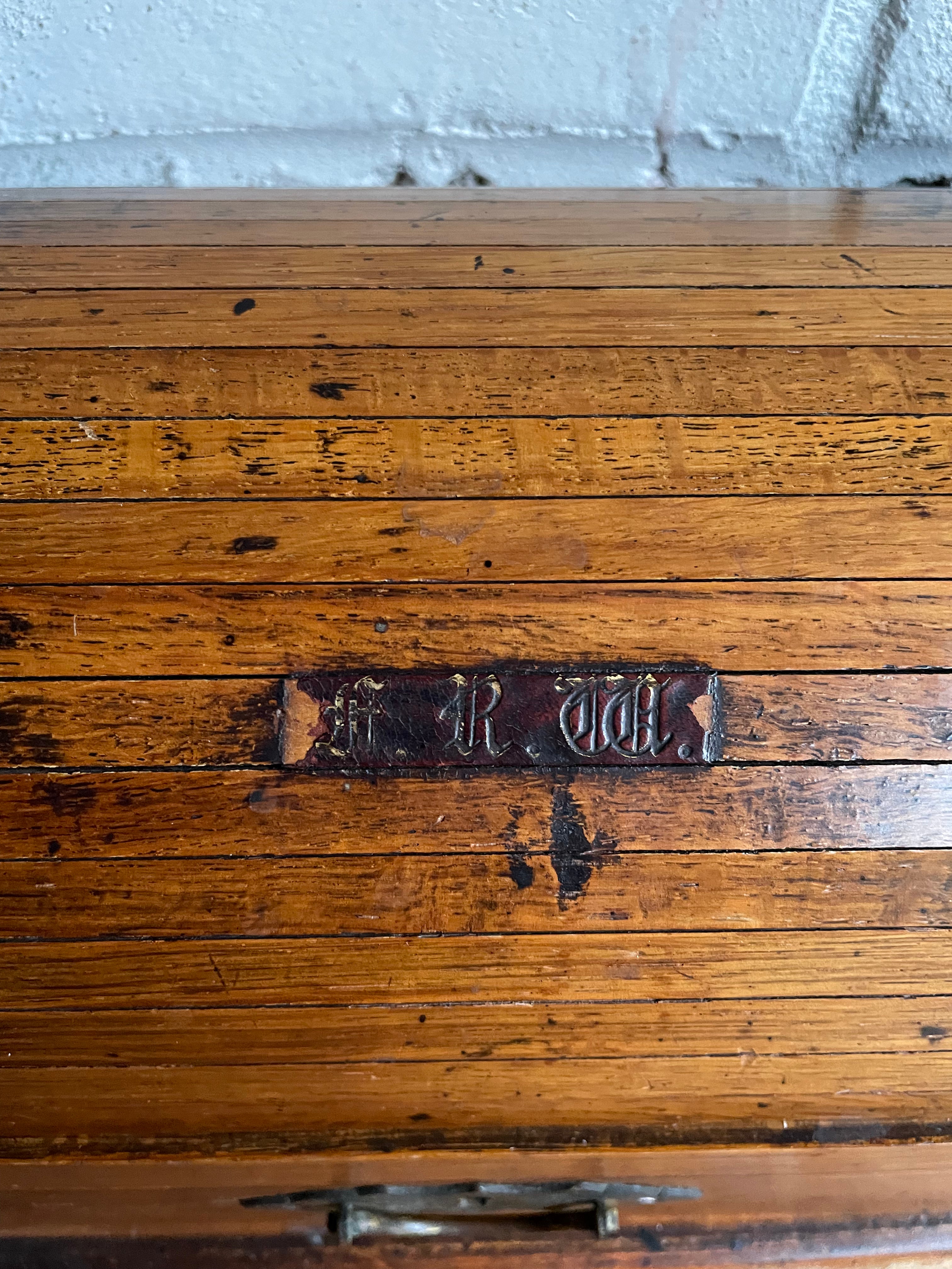 19th Century Oak Tambour Roll Top Stationary Cabinet